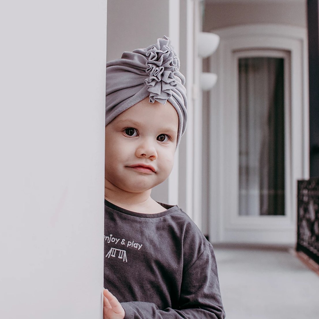 Turbánka - ezüstszürke - őszi-téli - Pippadu