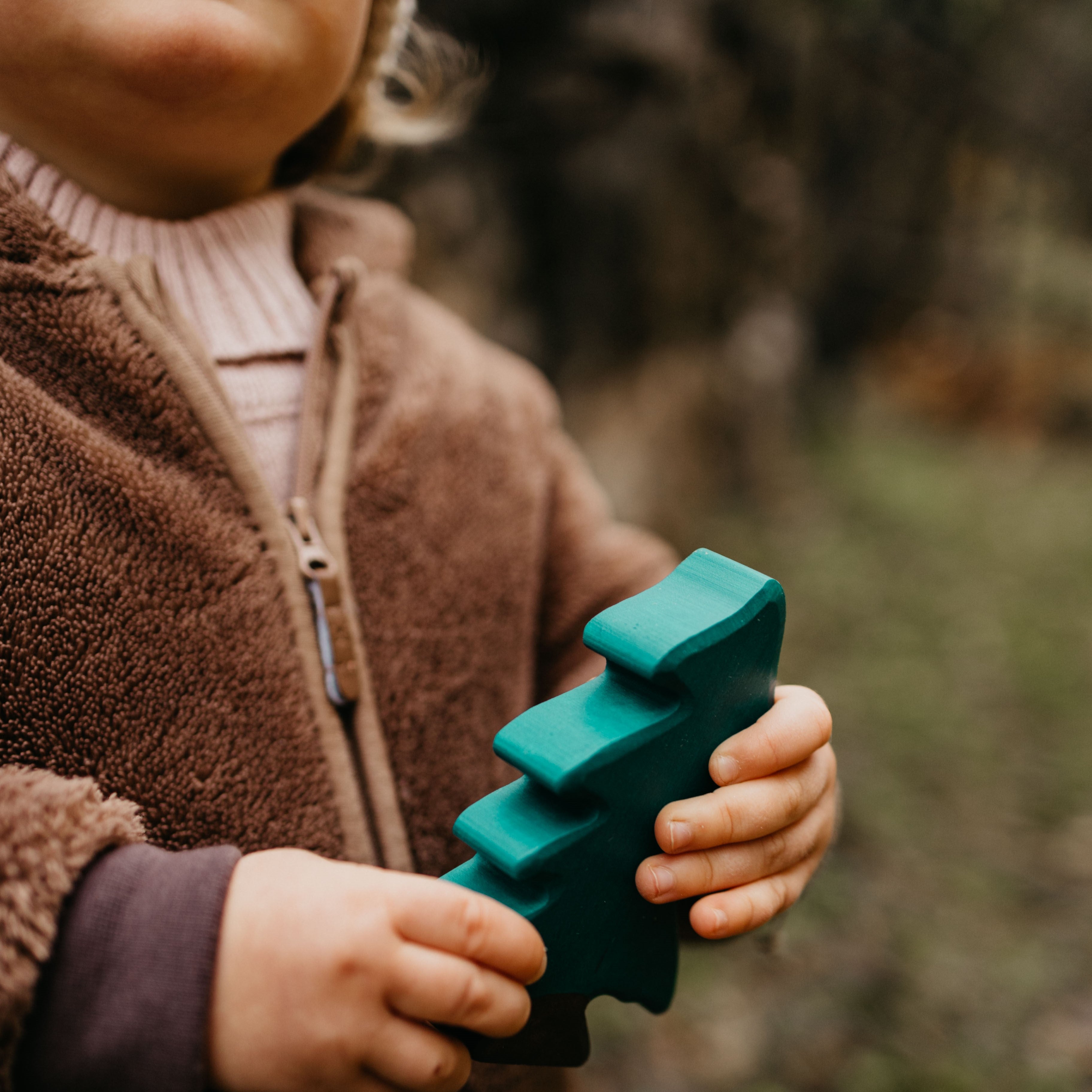 Holztiger fajáték - Fenyőfa kézzel készült - pippadu