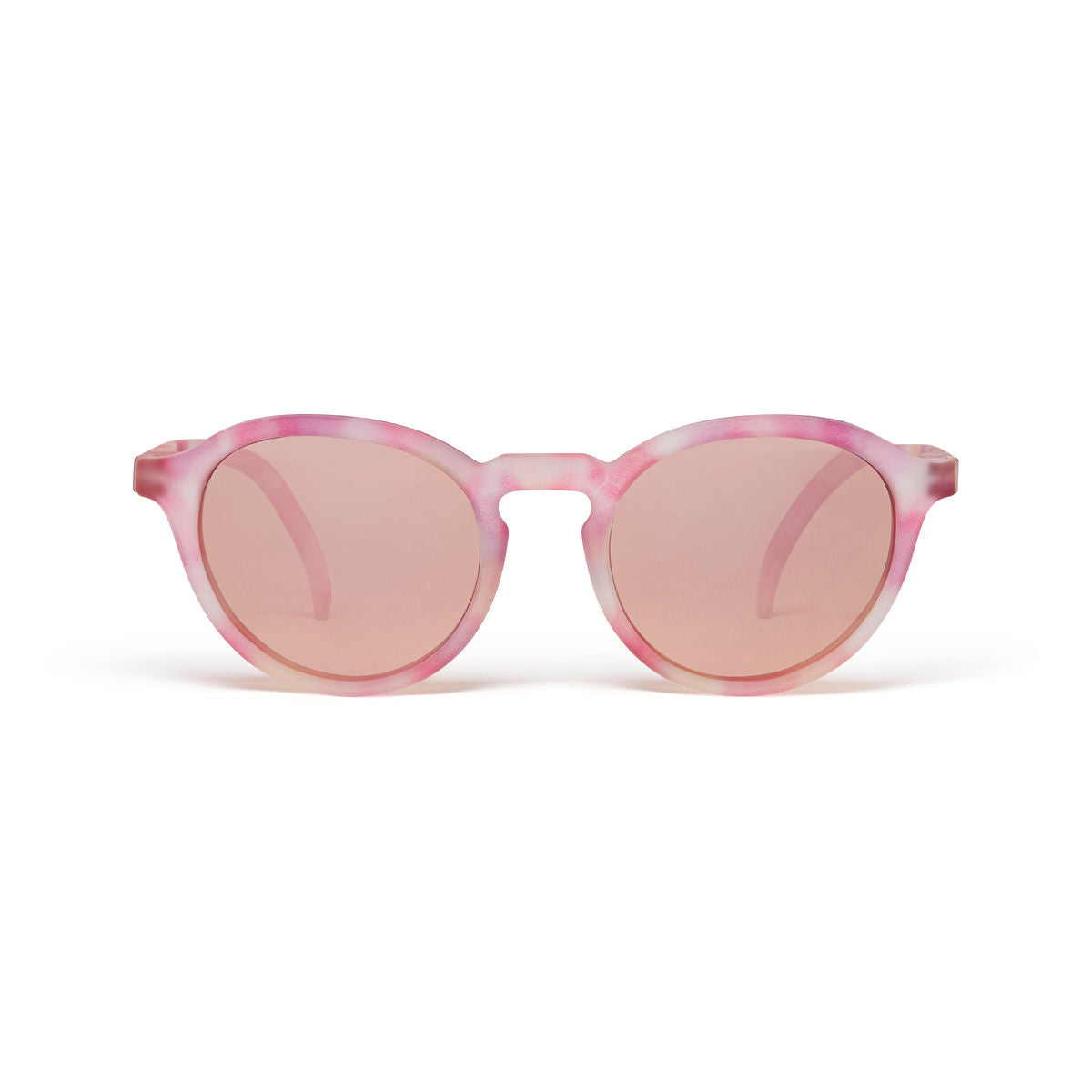 Leosun gyerek napszemüveg tükrös réteggel fedett lencsével - rózsaszín szivárvány színben - pippadu