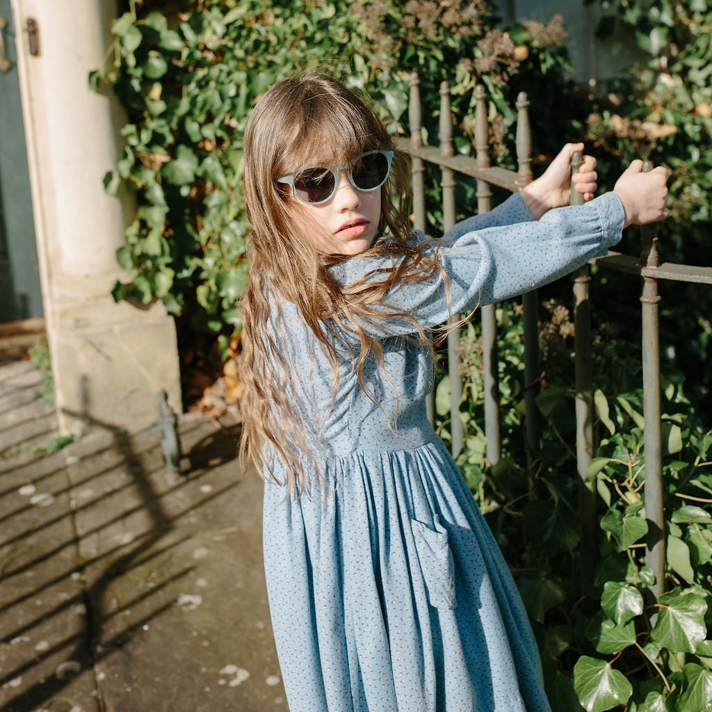 Napszemüveg gyerekeknek környezetbarát anyagból - rugalmas, strapabíró - homok színben - pippadu, Leosun