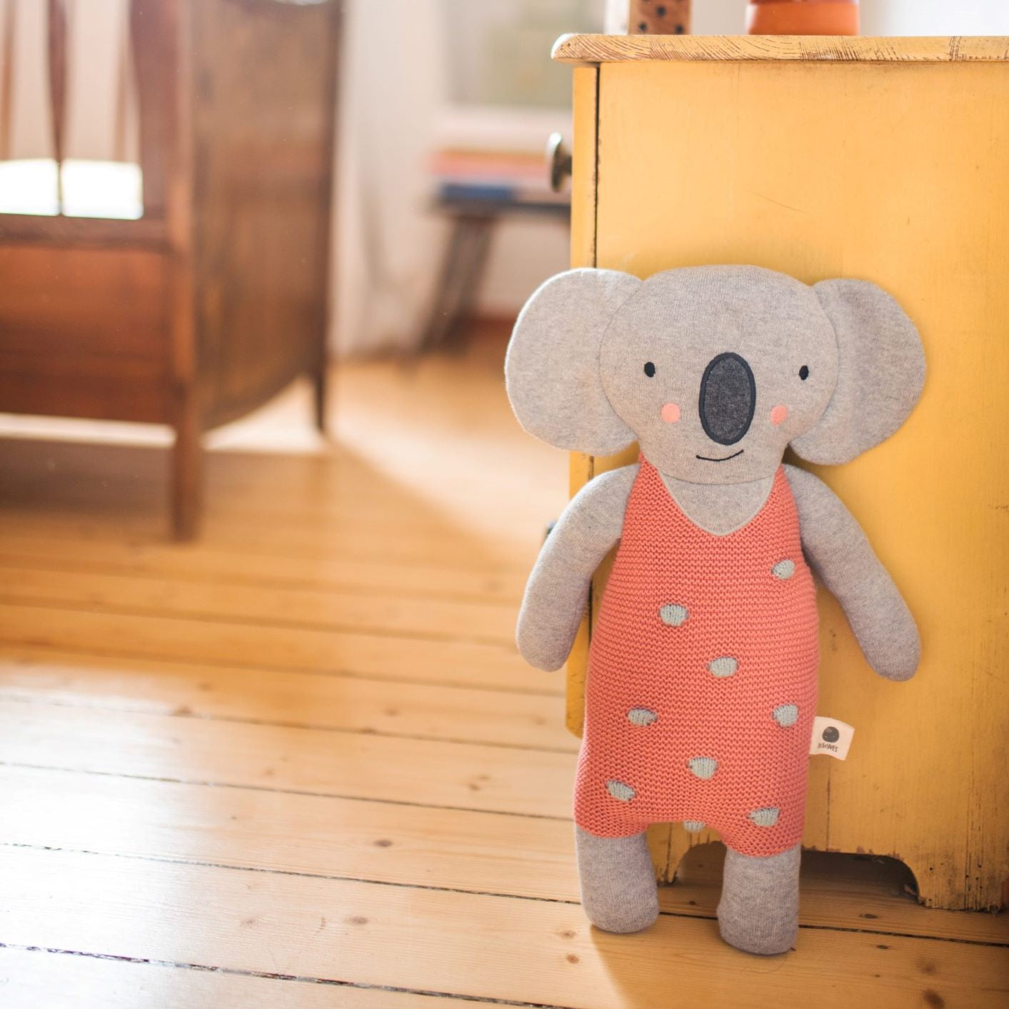 Nelli, a koala plüss játék gyerekeknek - rózsaszín - pippadu