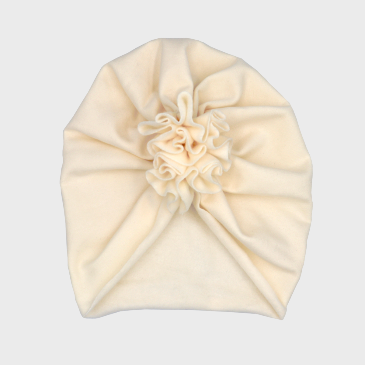 Turbánka - krémfehér - őszi-téli - Pippadu