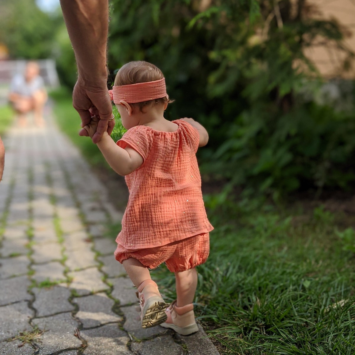 Lányka szett - barack - Pippadu