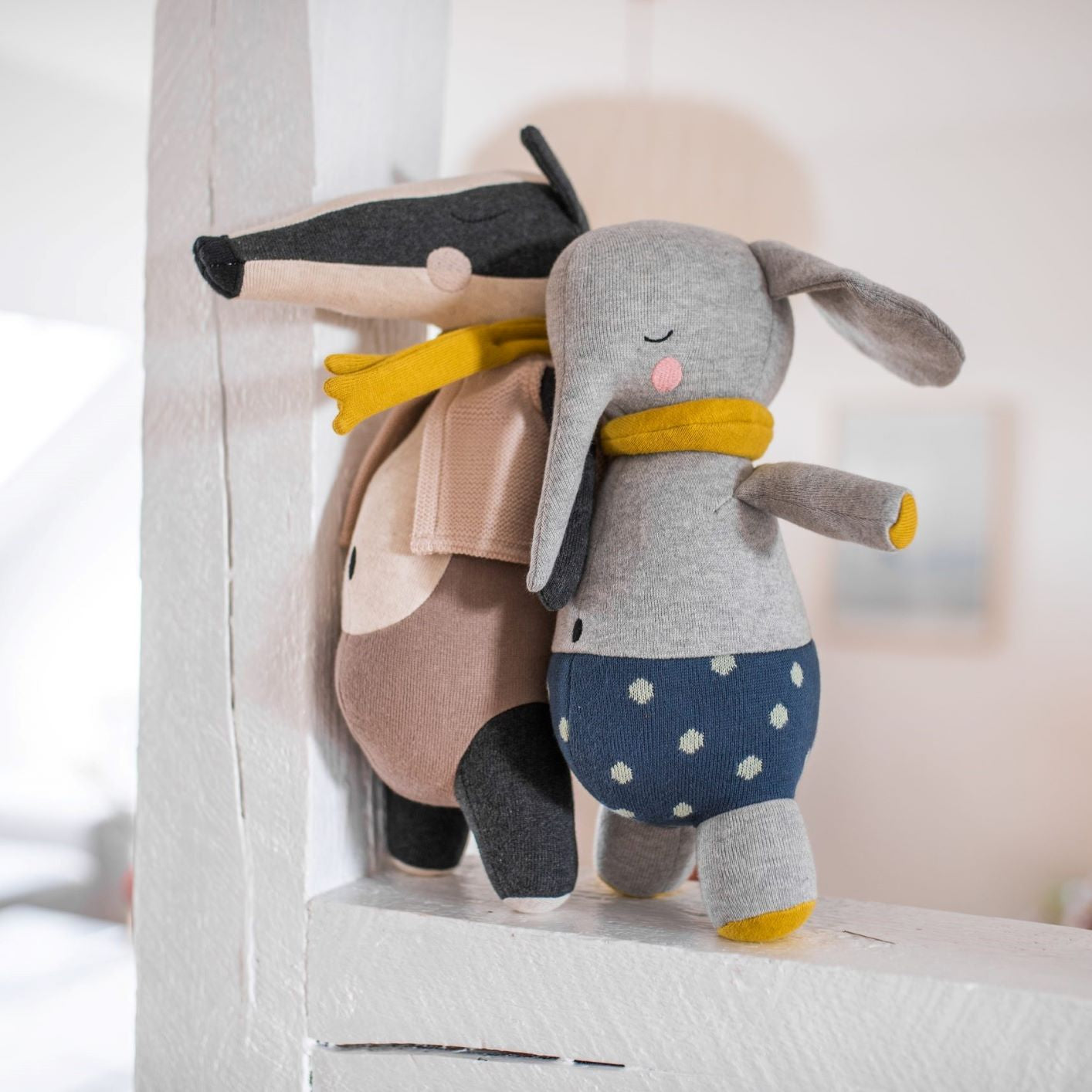 Plüss játék - Lou, a borz - pippadu