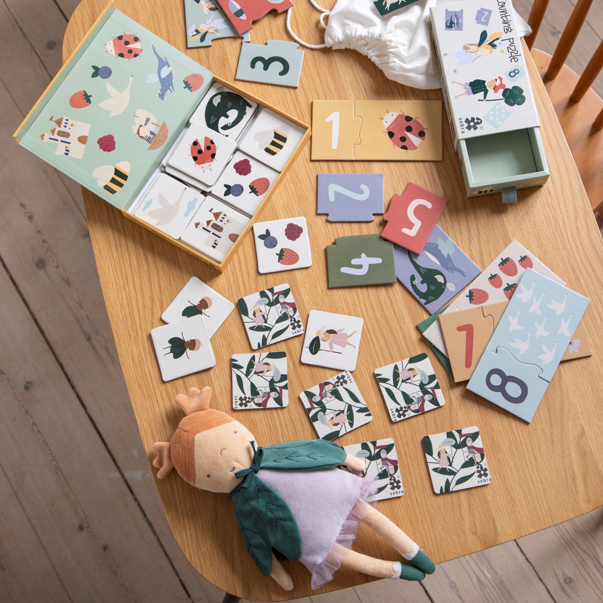 Játék gyerekeknek 3 éves kortól - memóriajáték - sebra - pippadu