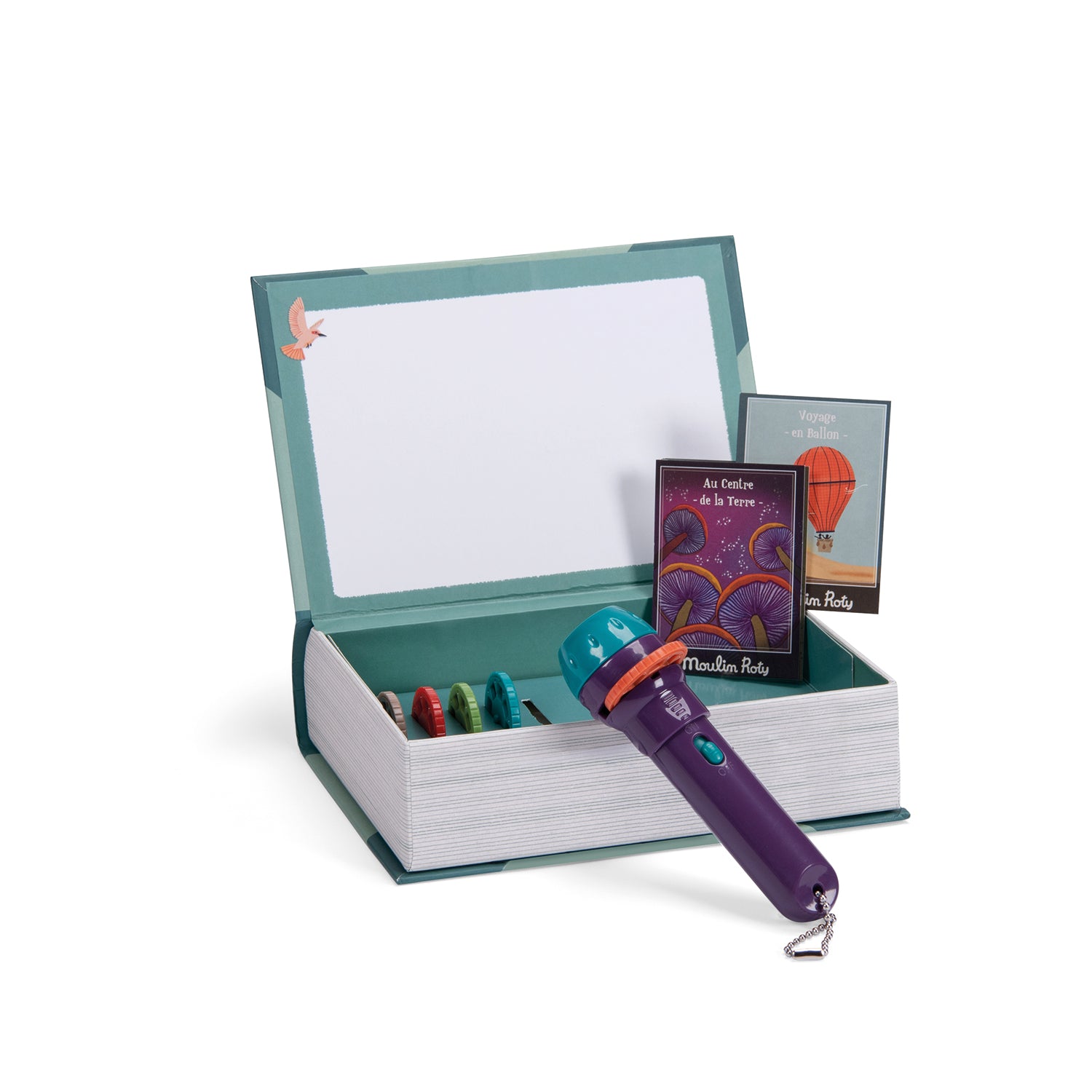 Moulin Roty Utazós mesék mesevetítő könyv a pippadu polcain