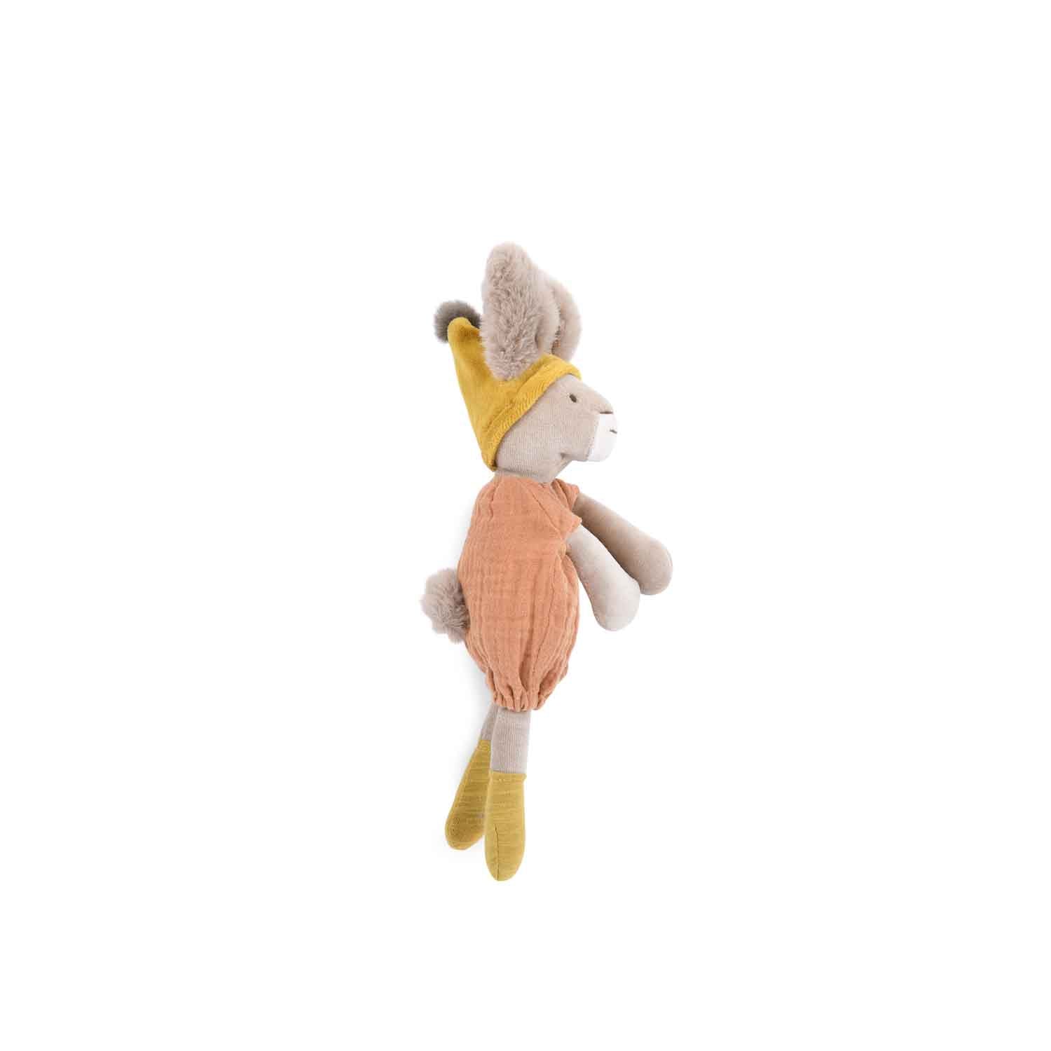 Moulin Roty - A három kisnyuszi - Plüss kis nyuszi (tégla) - pippadu