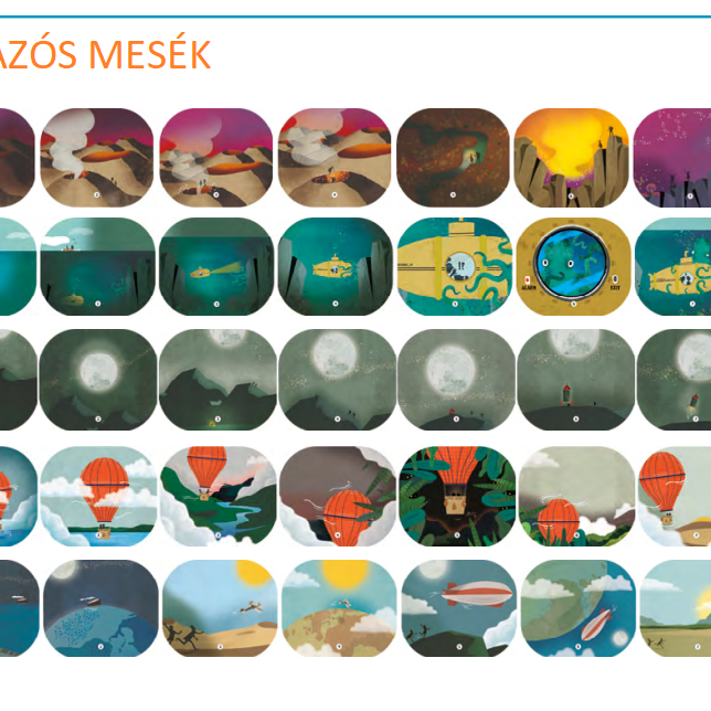 Moulin Roty Mesevetítő könyv Apró csodák Utazós mesék történetei - pippadu