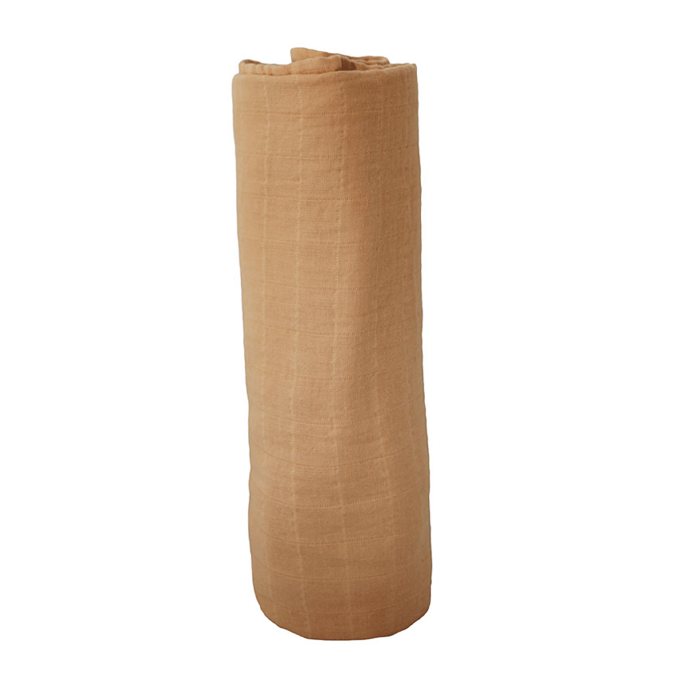 Muszlin pólya - mustársárga - pippadu