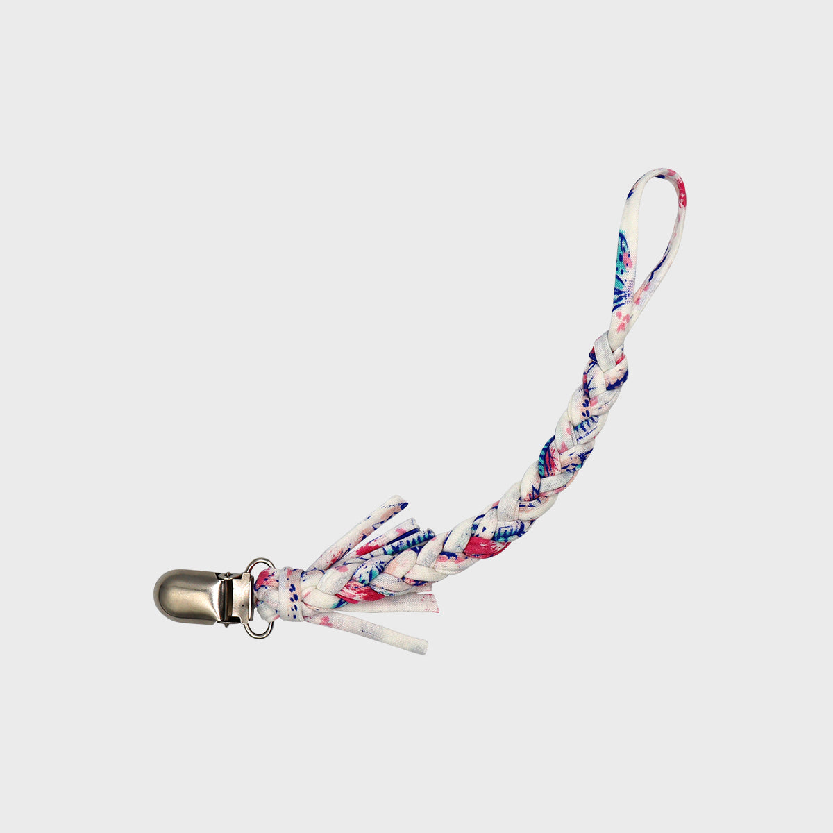 Pamut cumilánc - indán nyár - fehér rózsaszín és kék színben - Pippadu