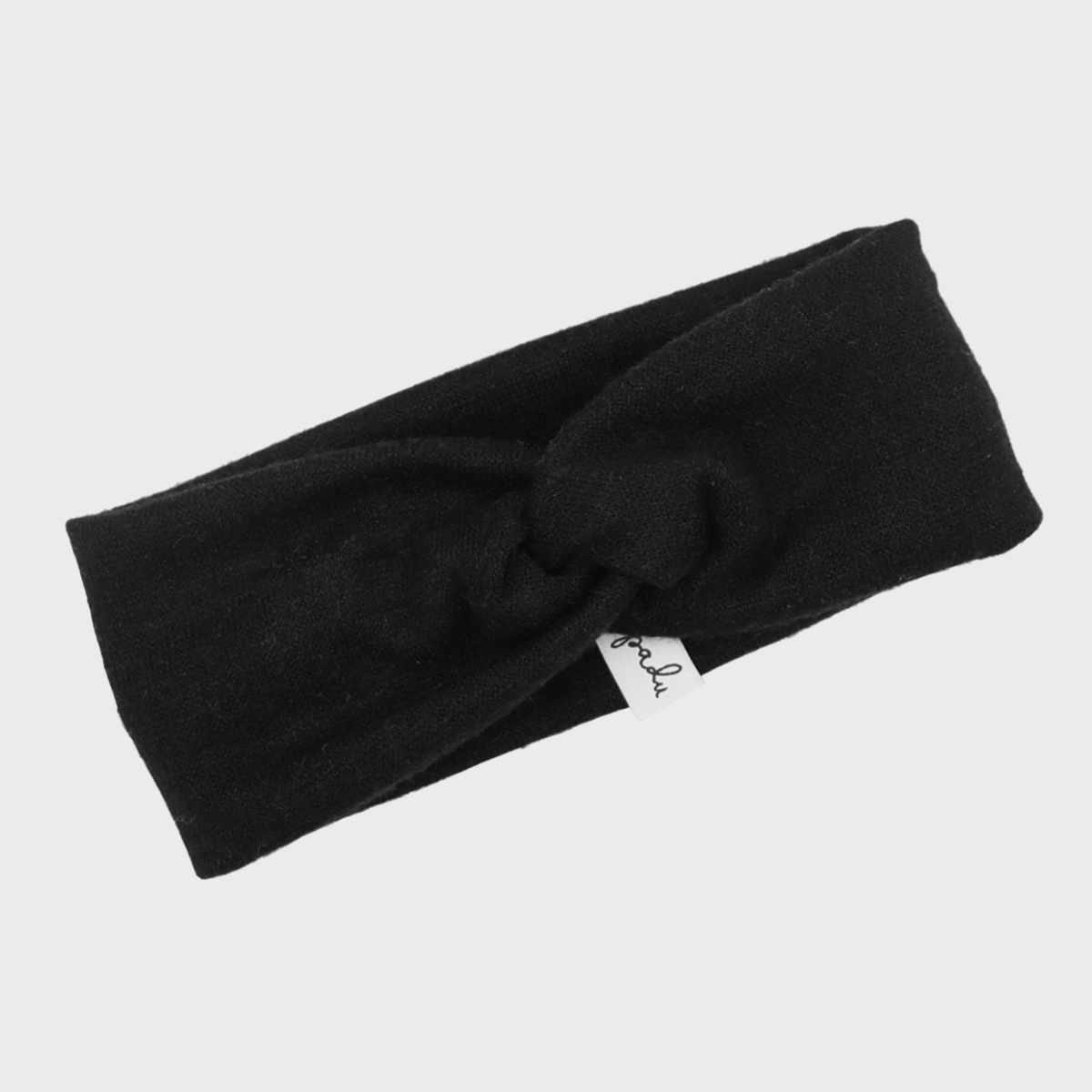 Turbán fejpánt - fekete - Pippadu