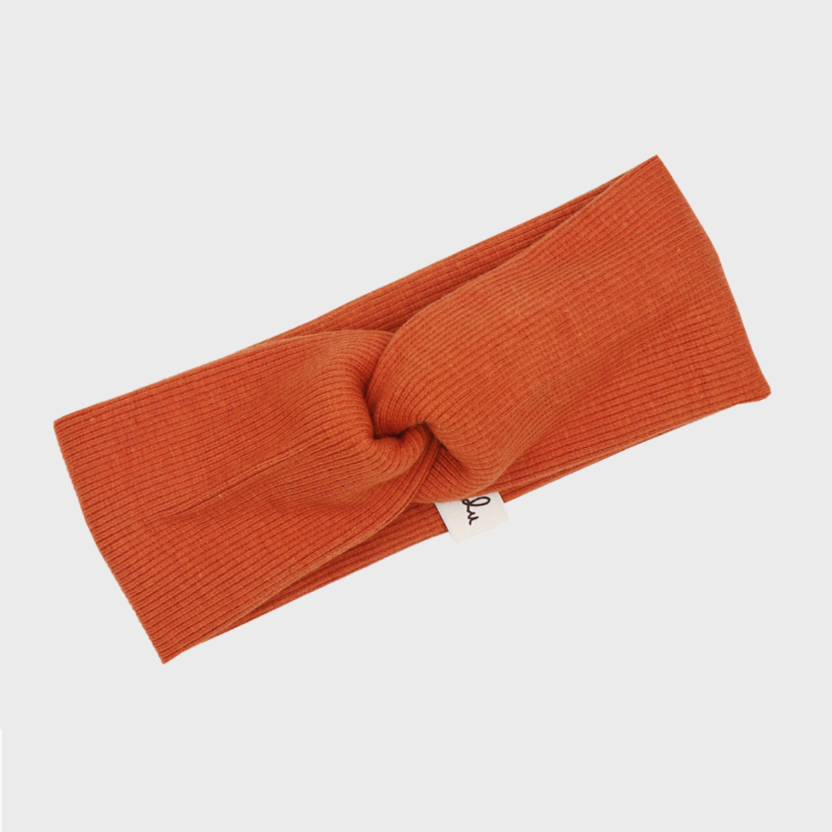 Turbán fejpánt - terrakotta - pippadu - fülvédő