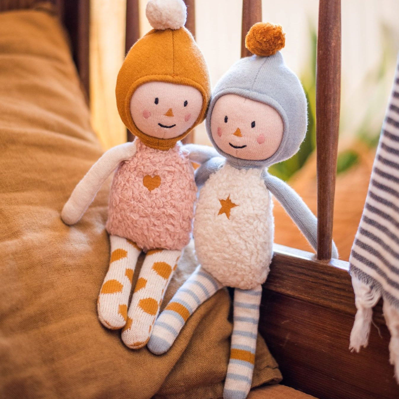 Eddie, a jóbarát - plüss játék a pippadutól - német márka, minőségi organikus pamut kötött anyagból