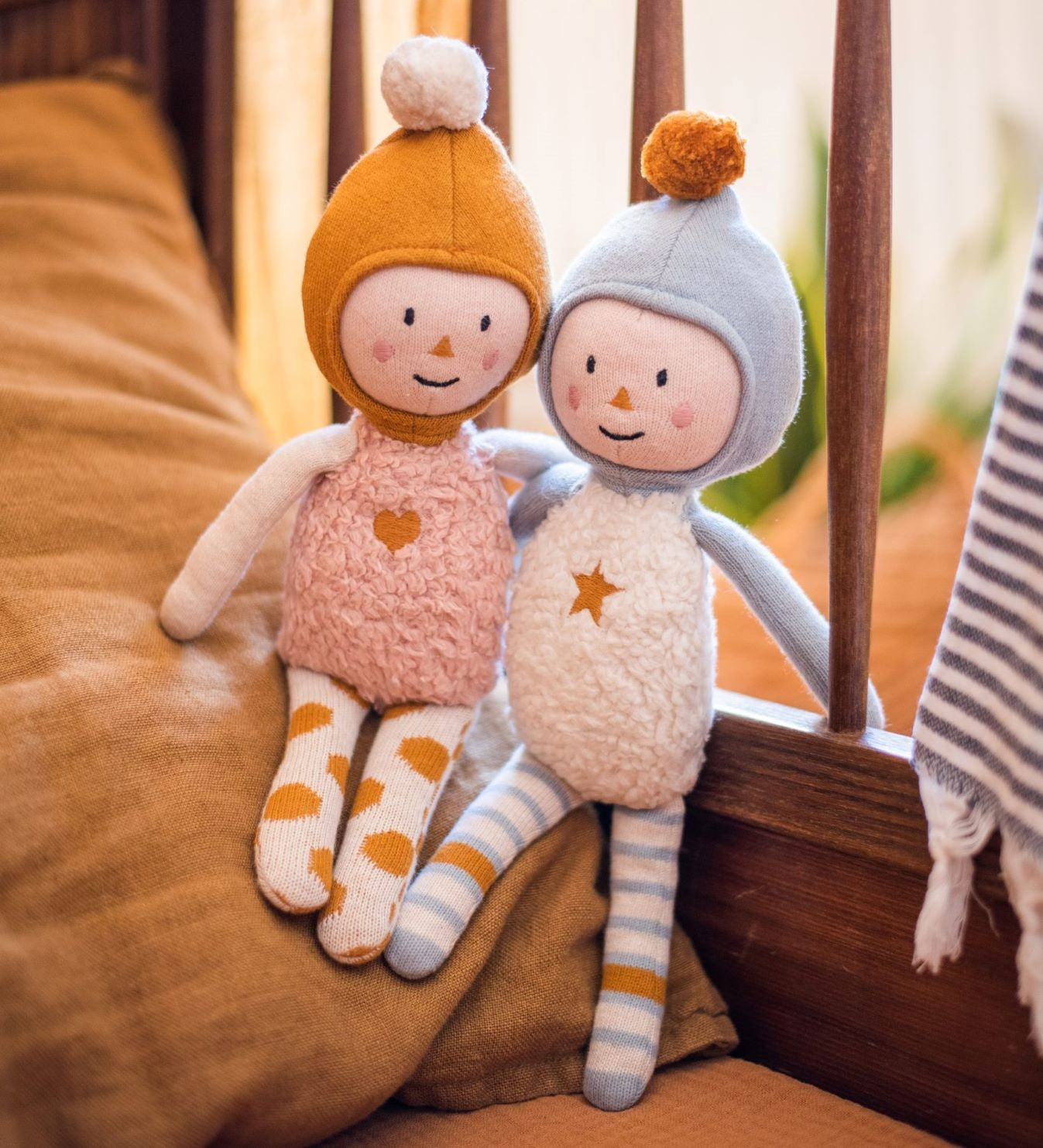 Eddie, a jóbarát - plüss játék a pippadutól - német márka, minőségi organikus pamut kötött anyagból