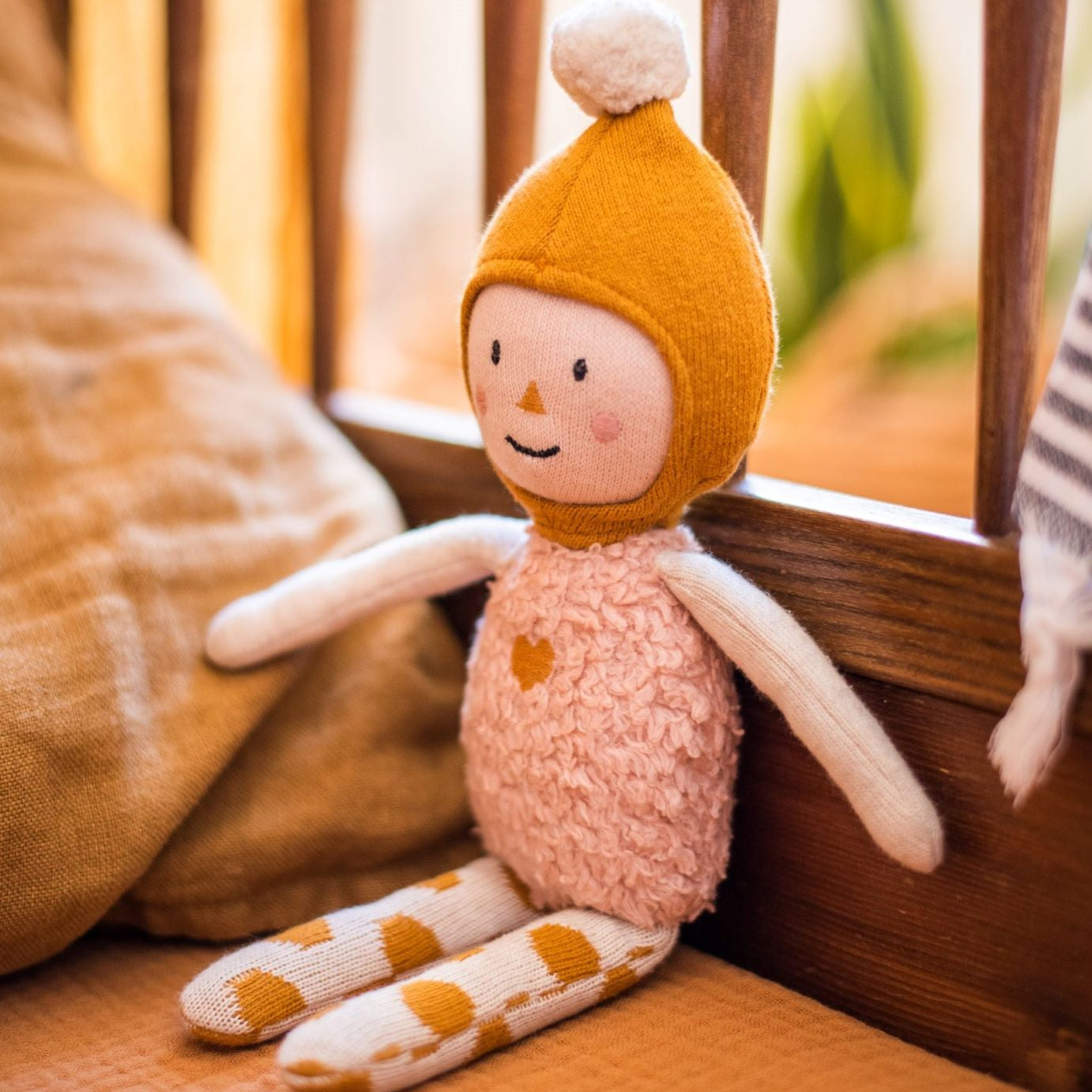 Elly, a jóbarát - plüss játék a pippadutól - német márka, minőségi organikus pamut kötött anyagból