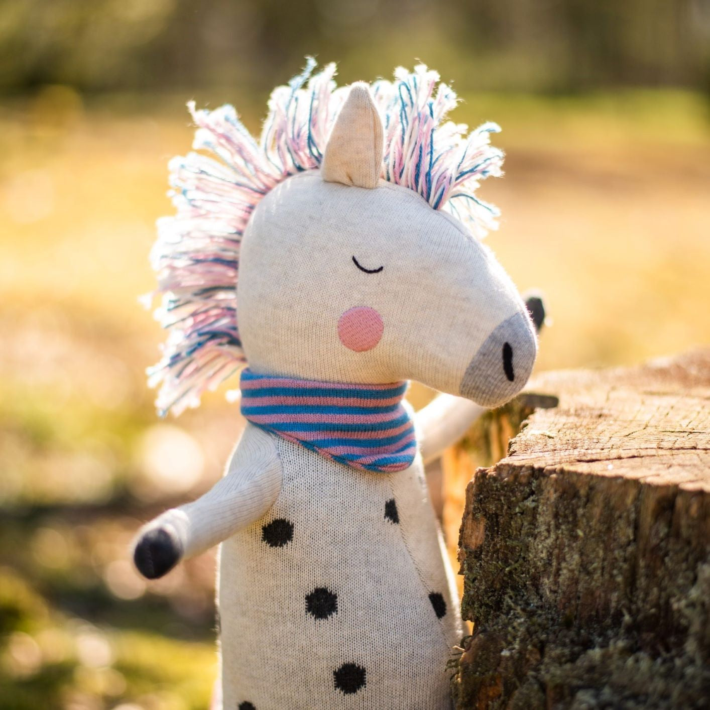 Szivárvány póni plüss játék - pippadu