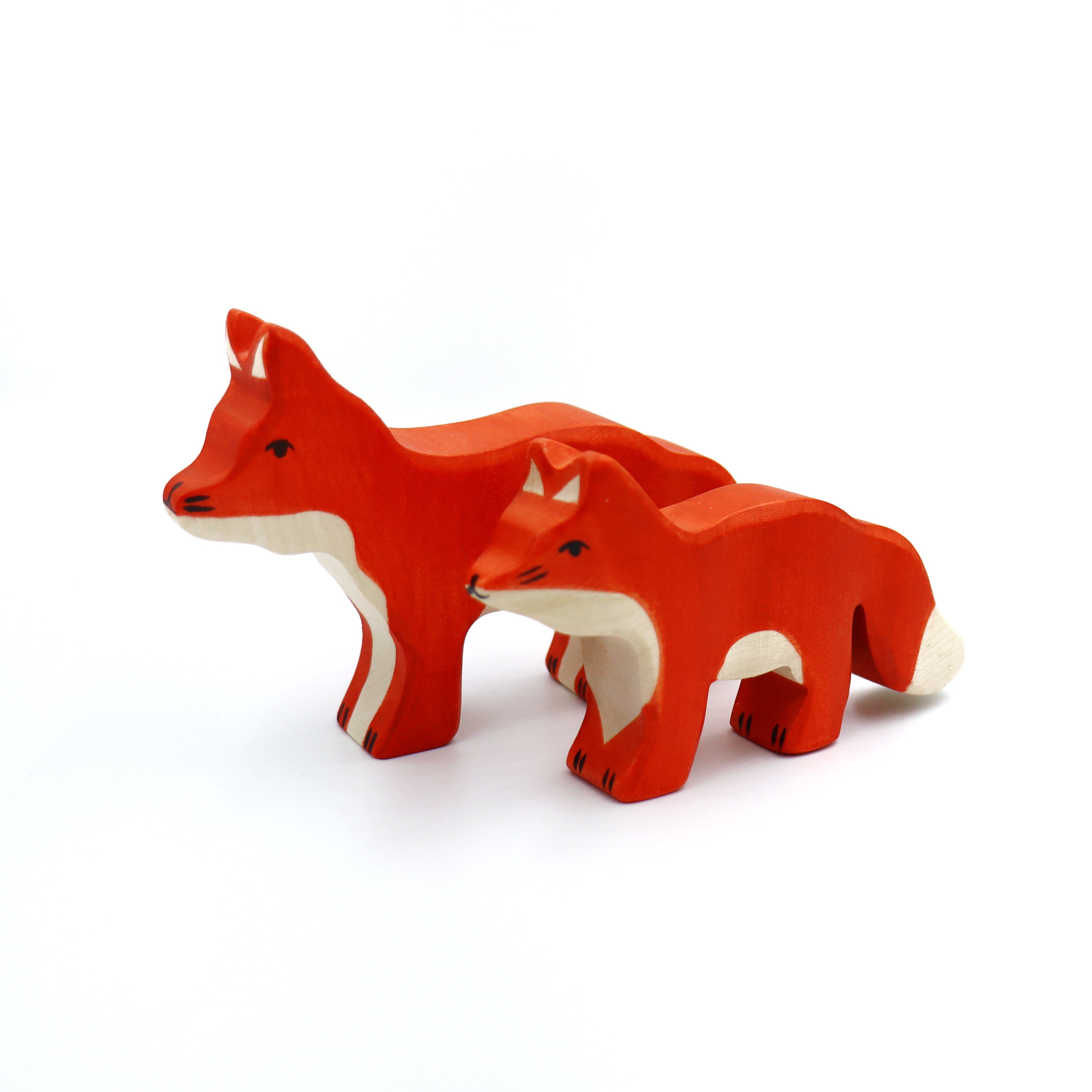 Róka és kis róka fajátékok Holztiger - pippadu - családban kedvezményes áron