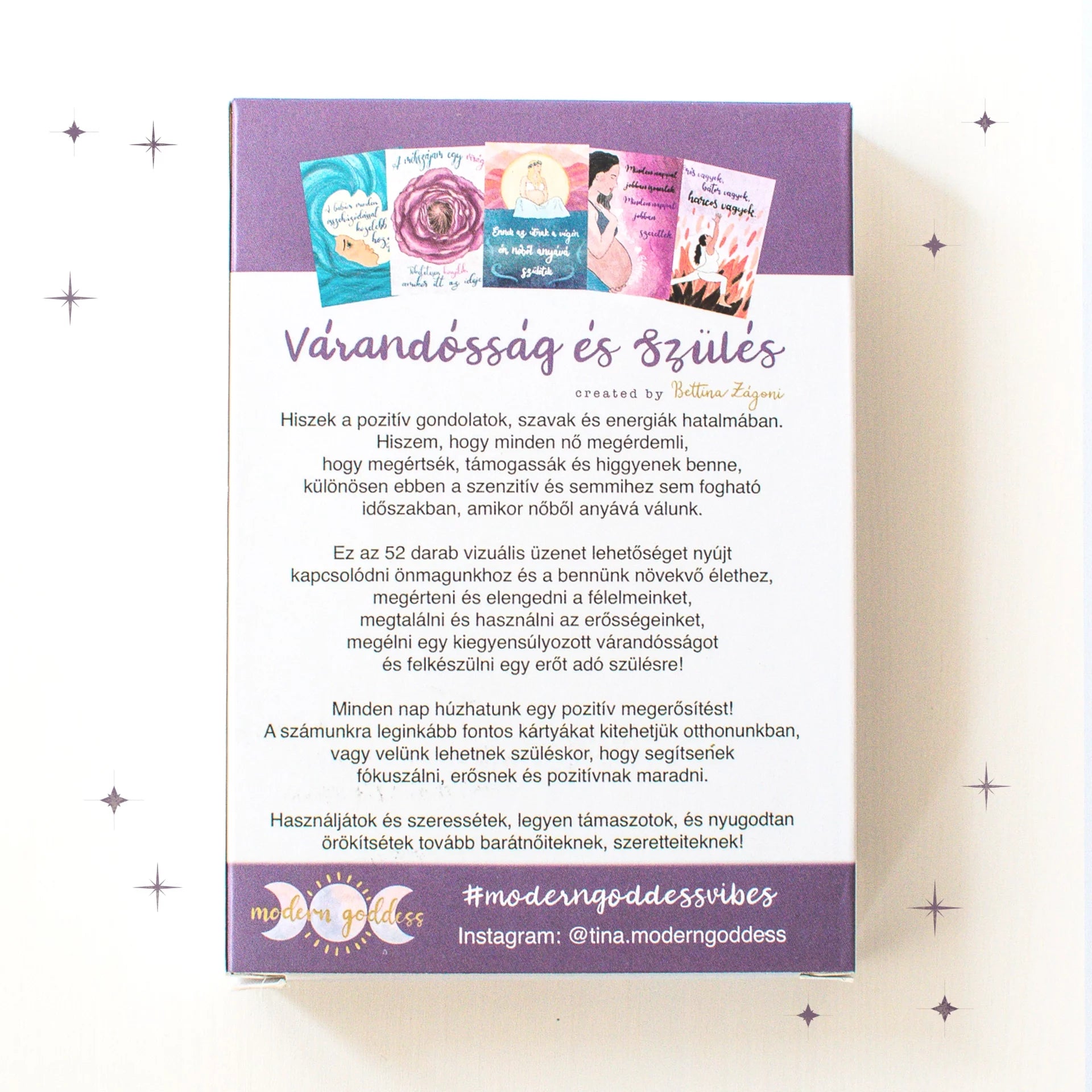 Várandóság és Szülés kártyacsomag - Modern Goddess - pippadudess - pippadu