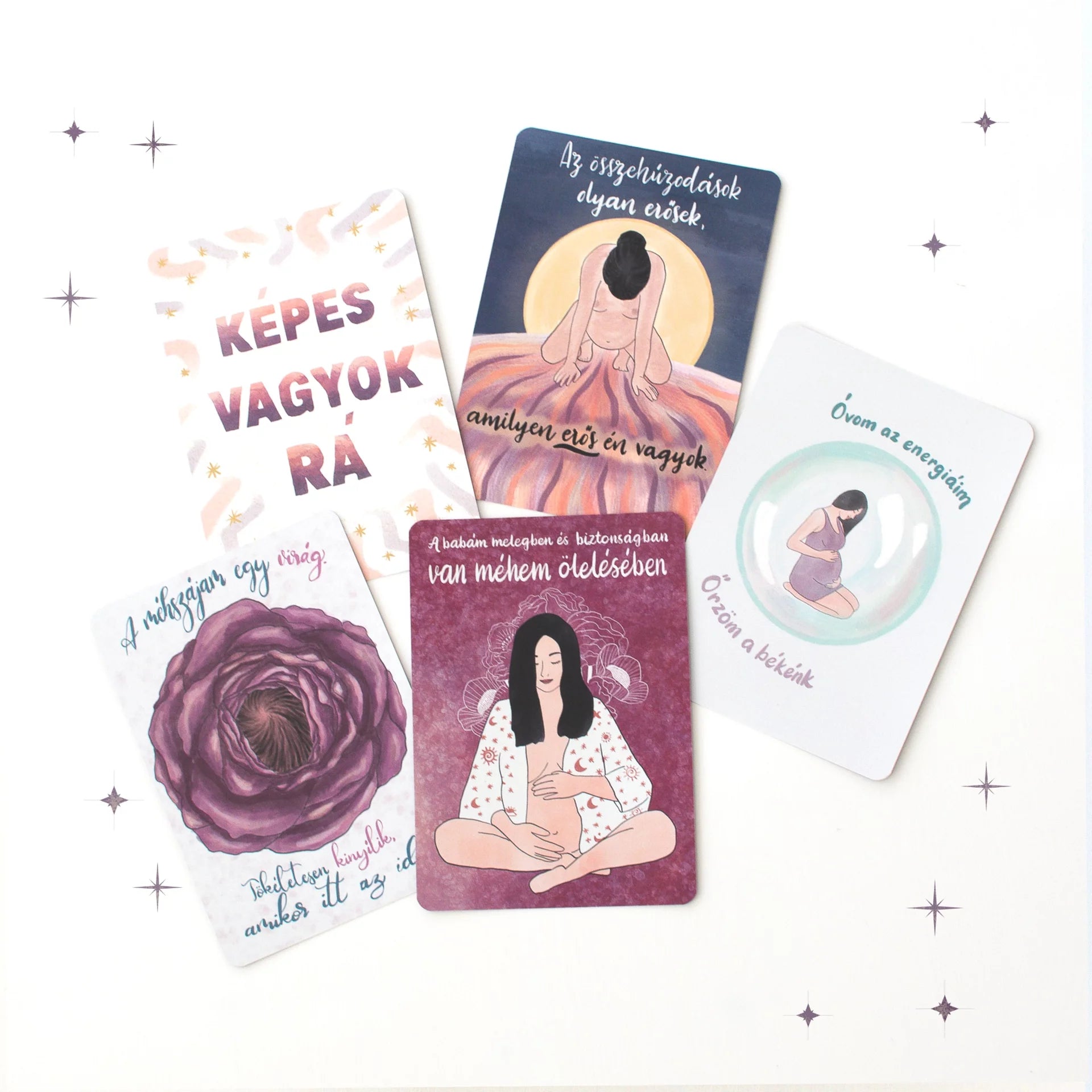 Tina Modern Goddess - Várandósság és Szülés kártyacsomag - pippadunál