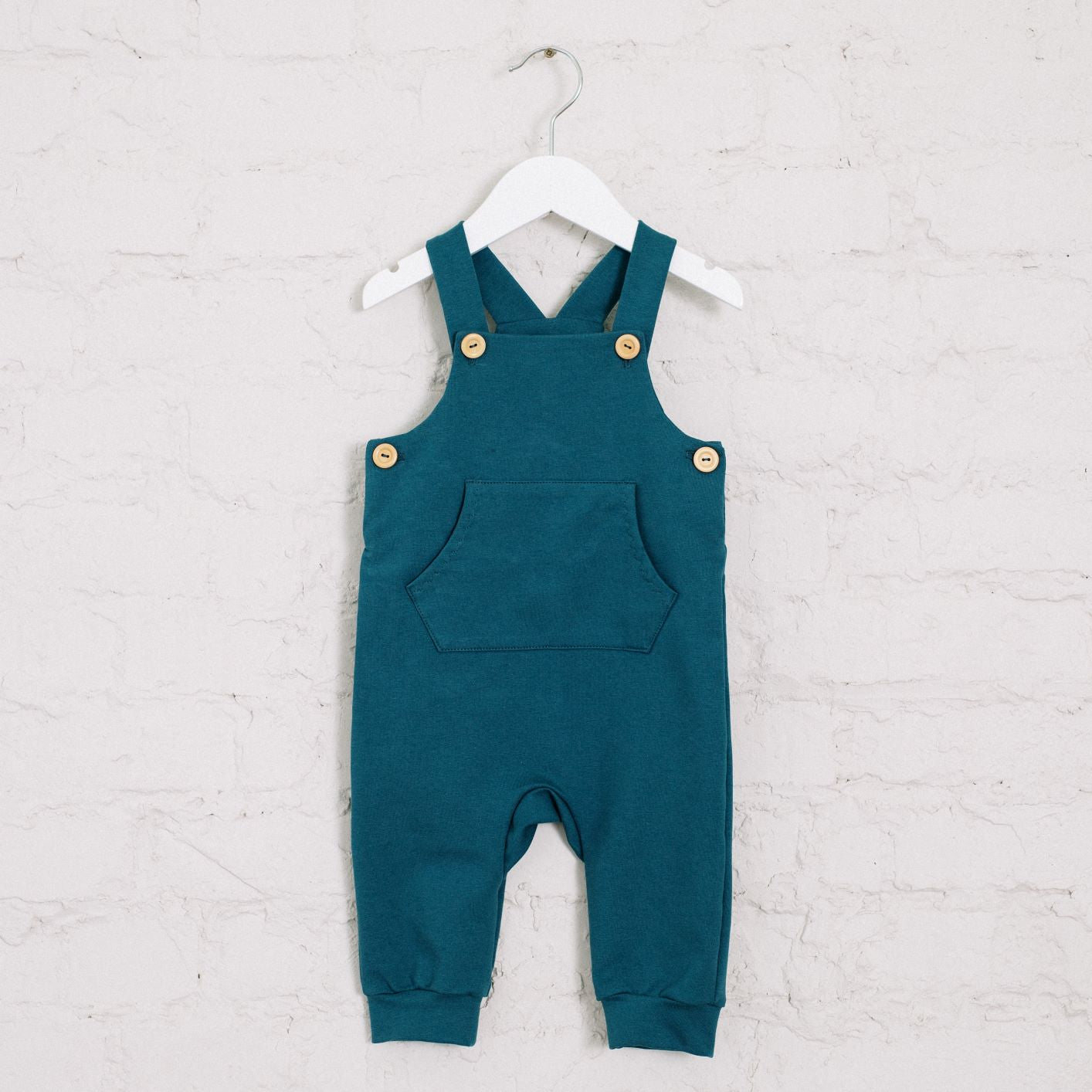 Kantáros nadrág - pávakék színben - pippadu