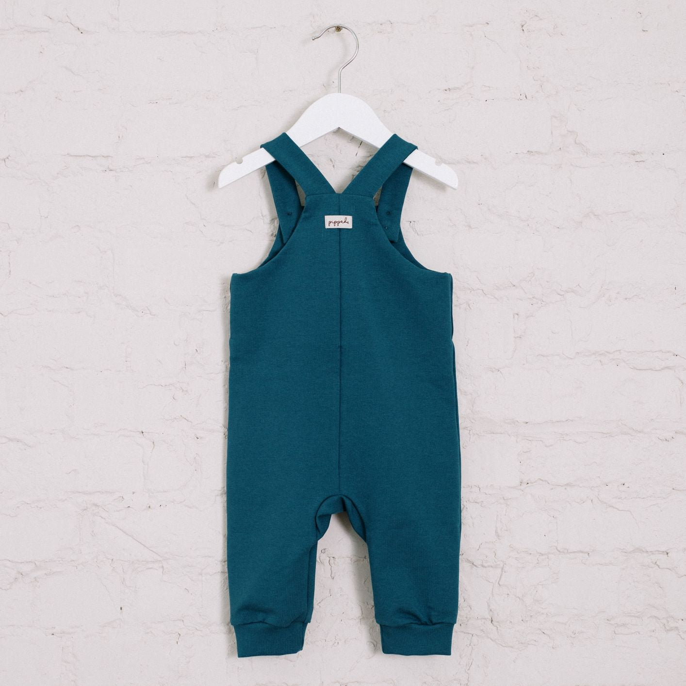 Pávakék kantáros nadrág és satyka szett kedvezményes áron - választható színű pippadu beanie sapkával