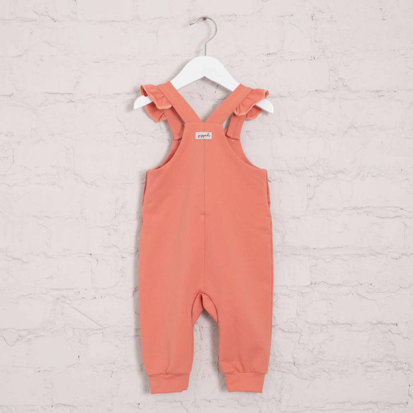 Kantáros nadrág fodorral - nyári barack színben - pippadu