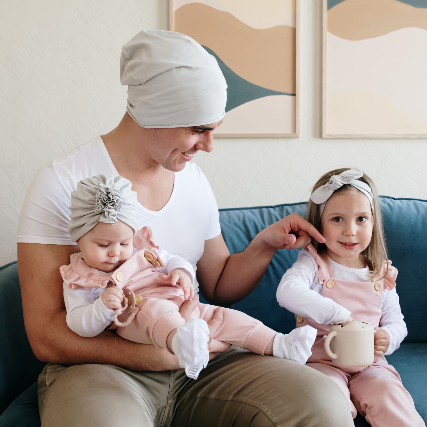 Turbánka és satyka - választható színekben - Pippadu