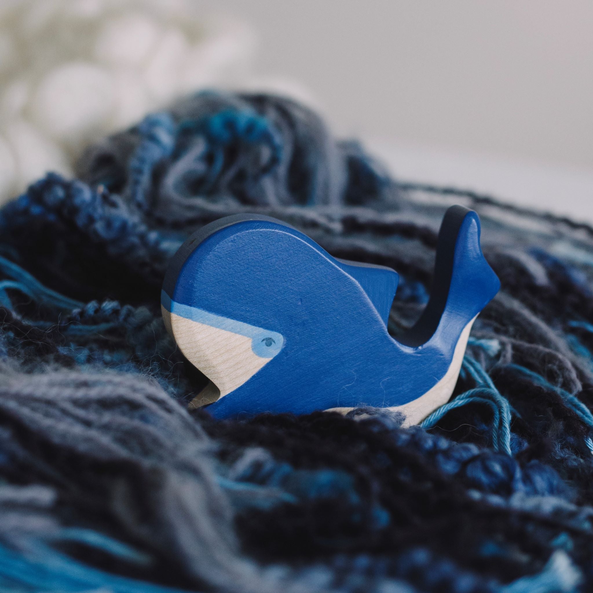 Holztiger fa játék - bálna - pippadu