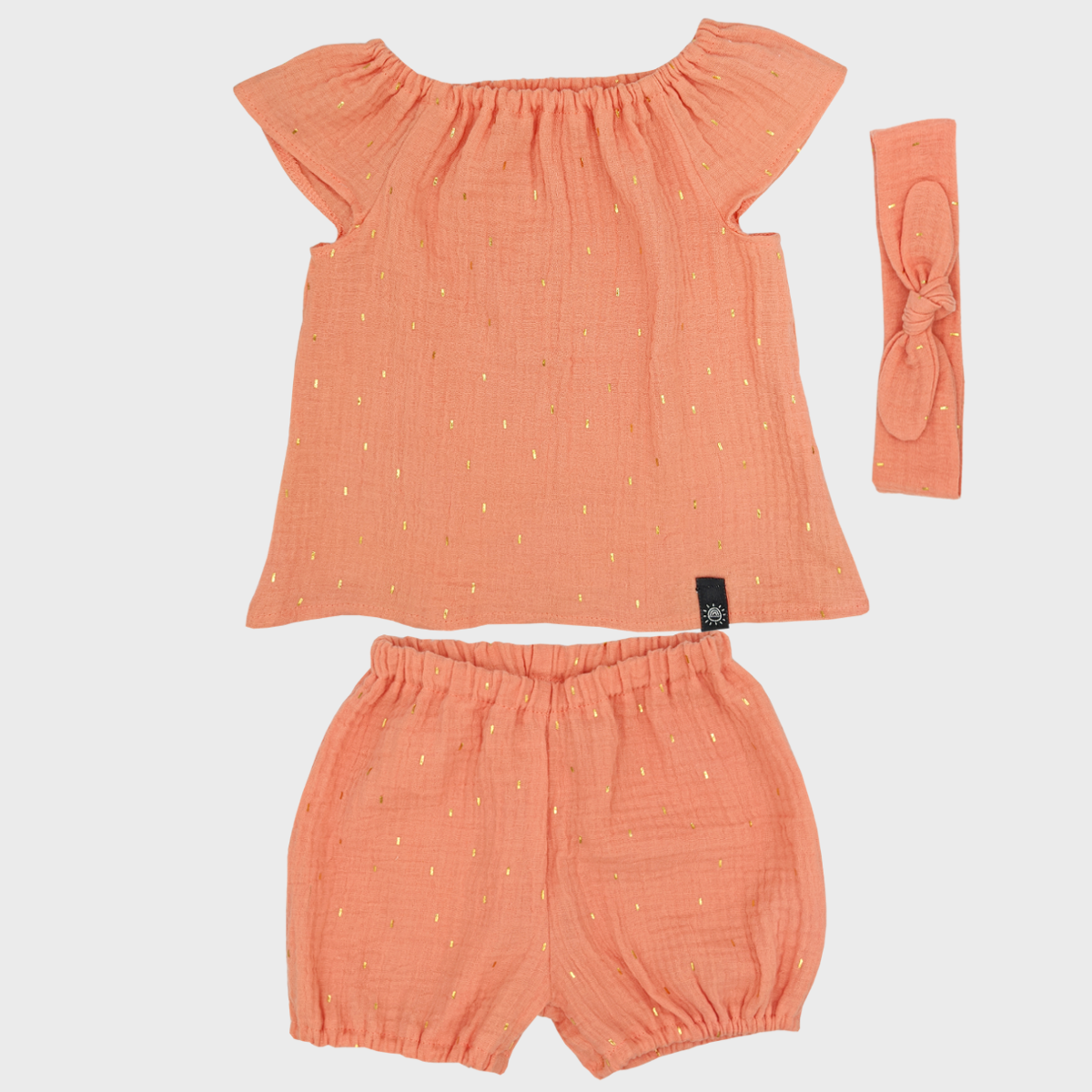 Lányka szett - barack - Pippadu