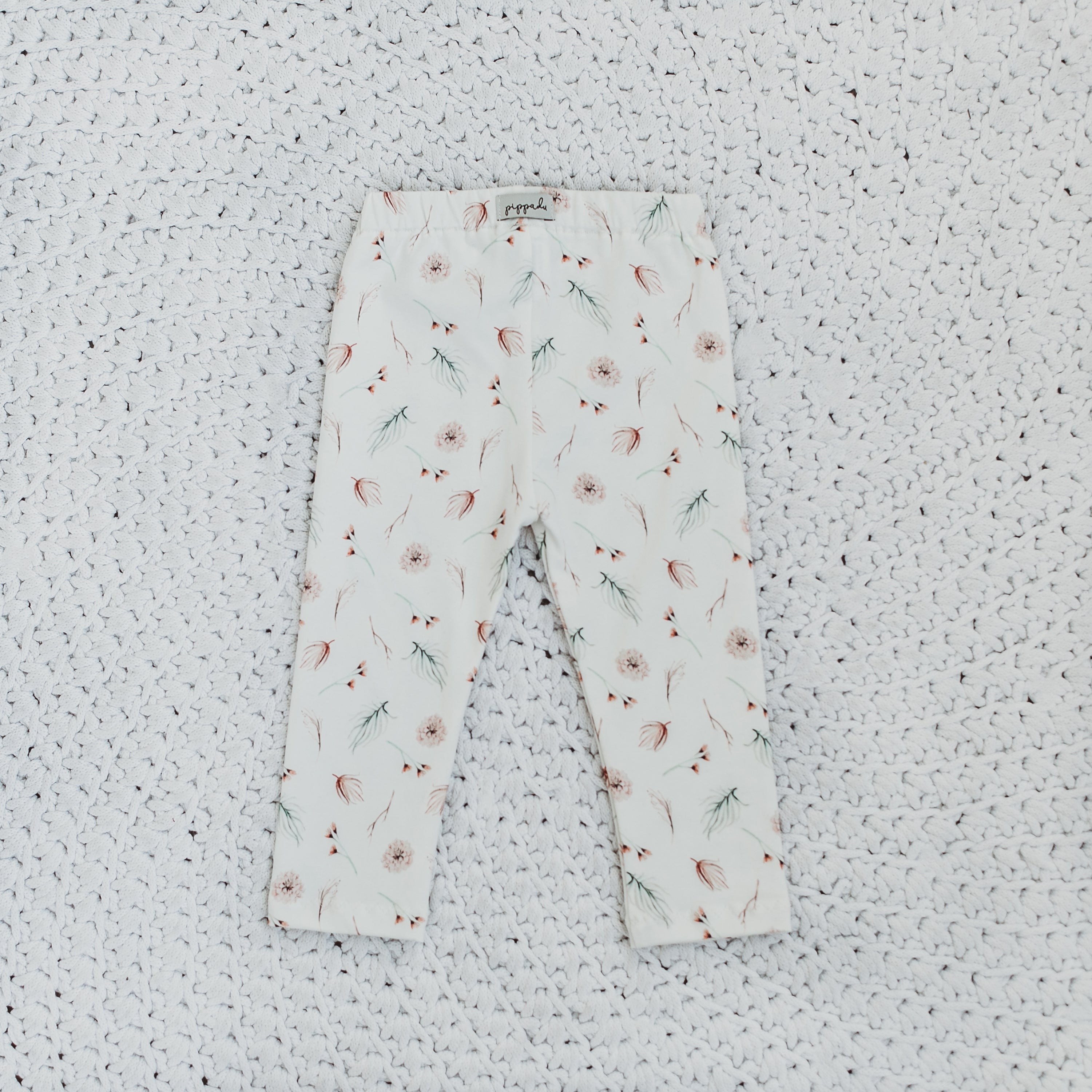 Pippadu gyerek nadrág - bazsarózsa mintával