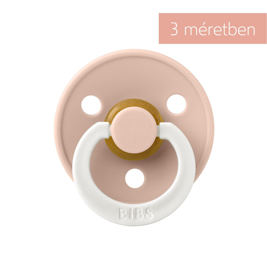 BIBS Colour cumi - esti púderrózsaszín - 3 méretben - pippadu