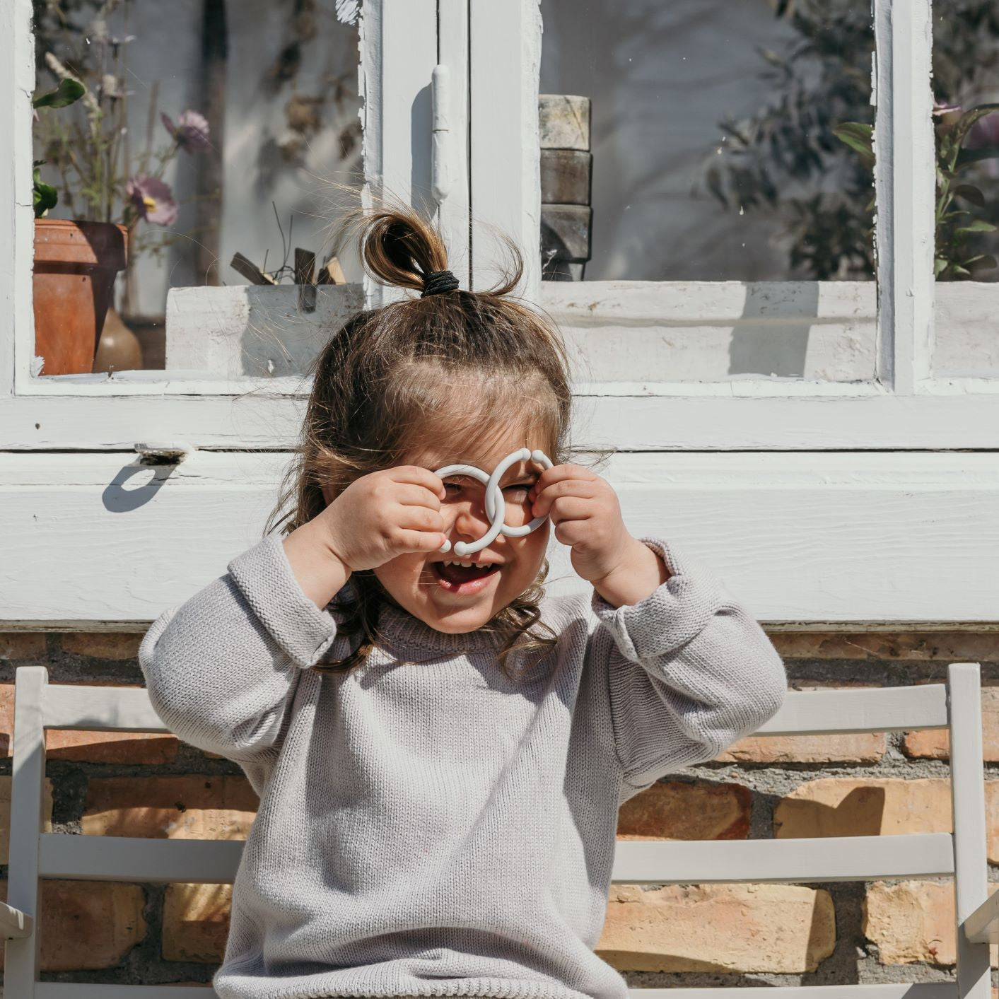 BIBS karikák - pasztellkék-delfin-páva színben a pippadunál - ötletes, fejlesztő játék