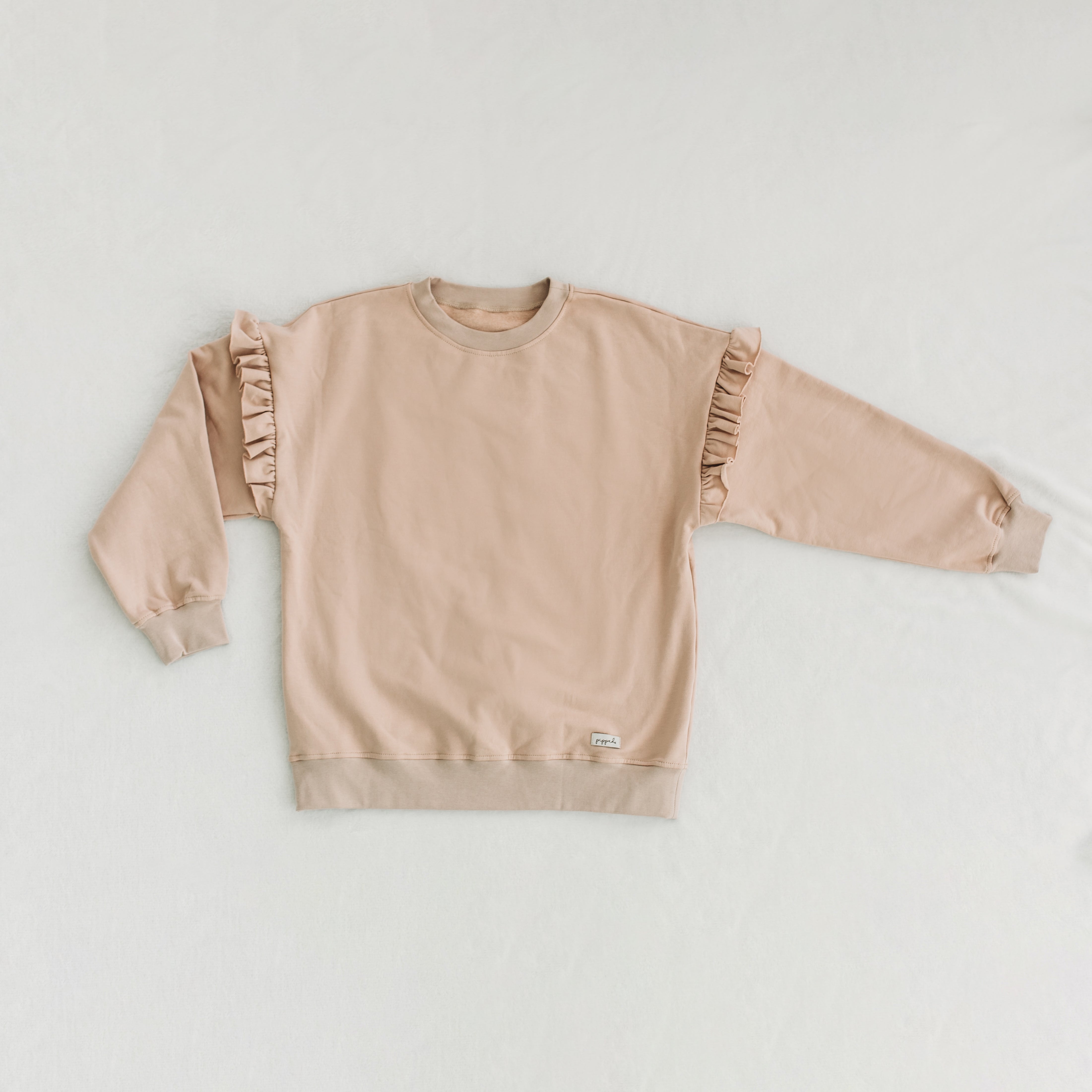 Felnőtt pulóver cappucino színben - pippadu