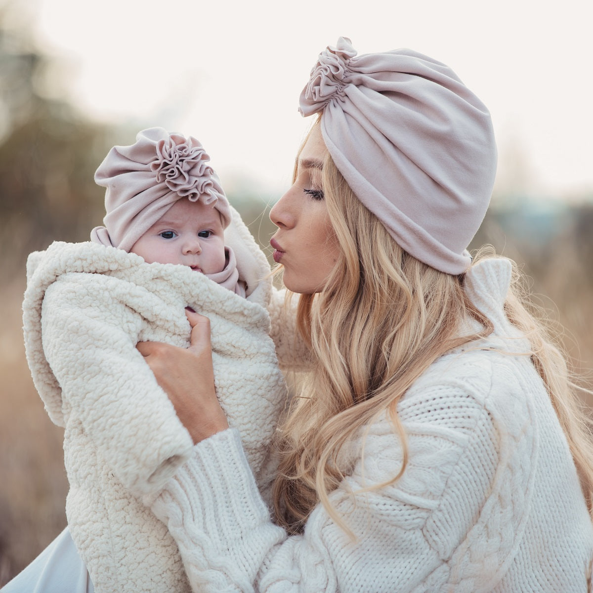 Turbánka - cappuccino - őszi-téli - Pippadu