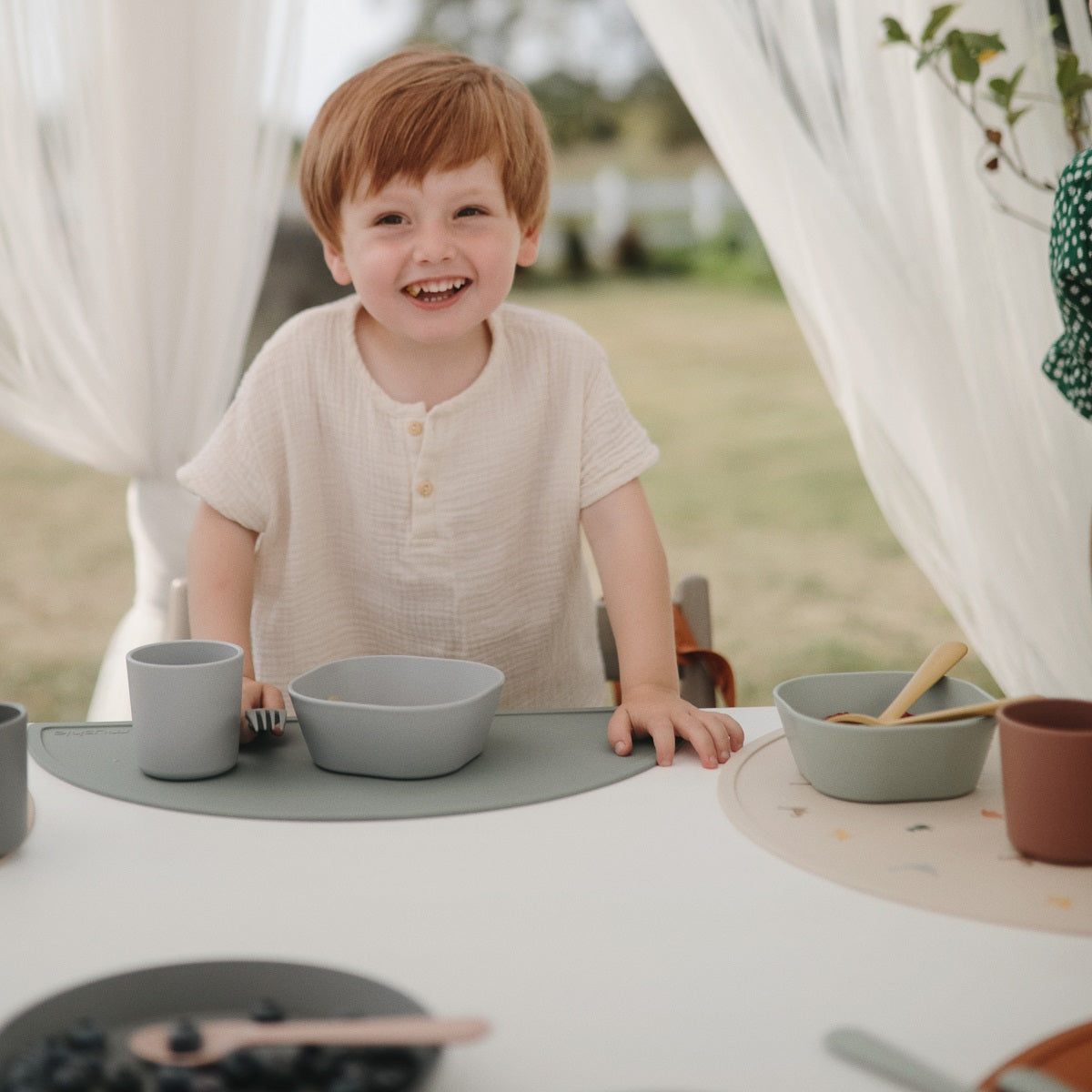 Négyzetes mélytányér - delfin - Pippadu