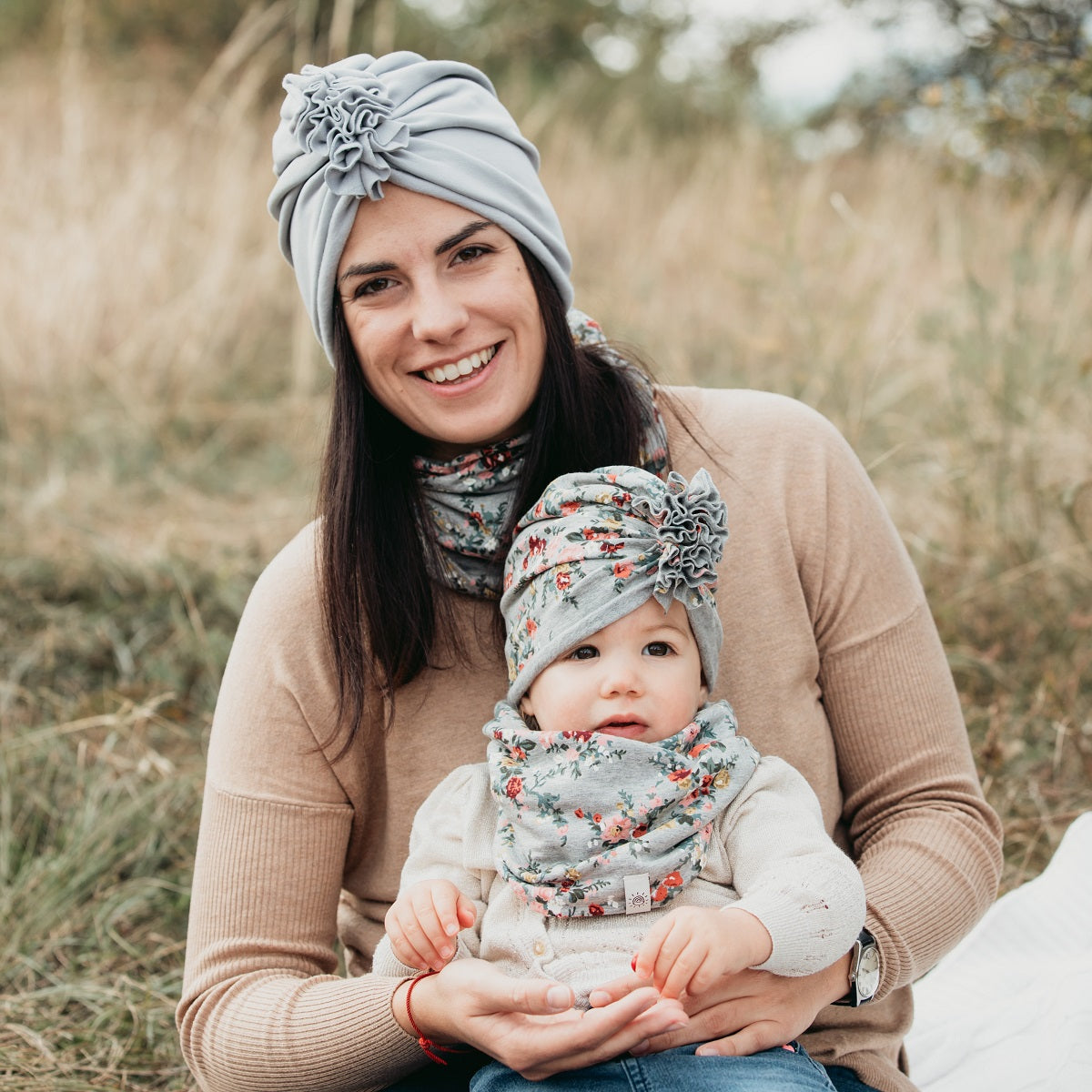 Turbánka - ezüstszürke - őszi-téli - Pippadu