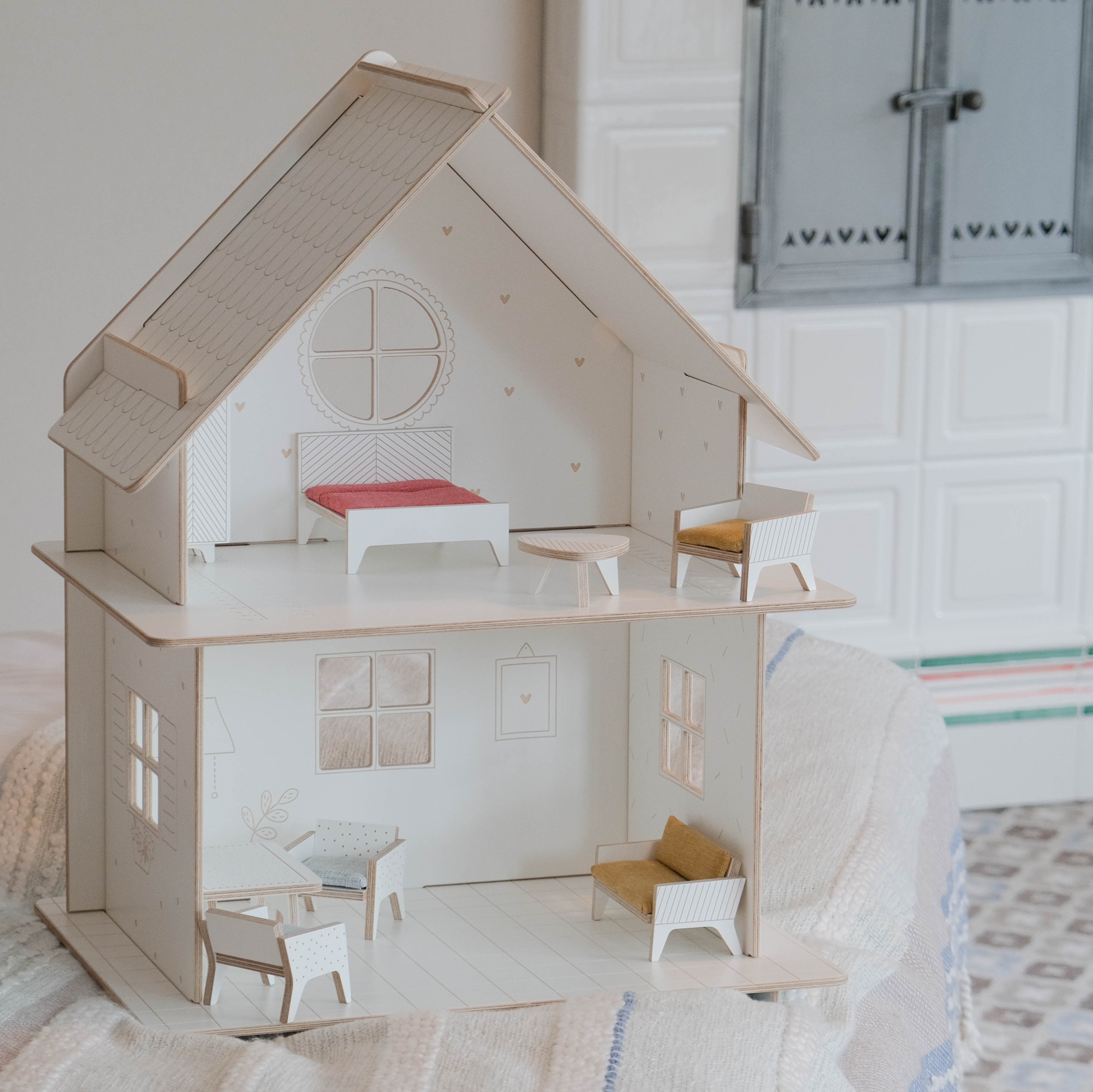 Bútorzat modern és klasszikus babaházhoz - pippadu - több színben