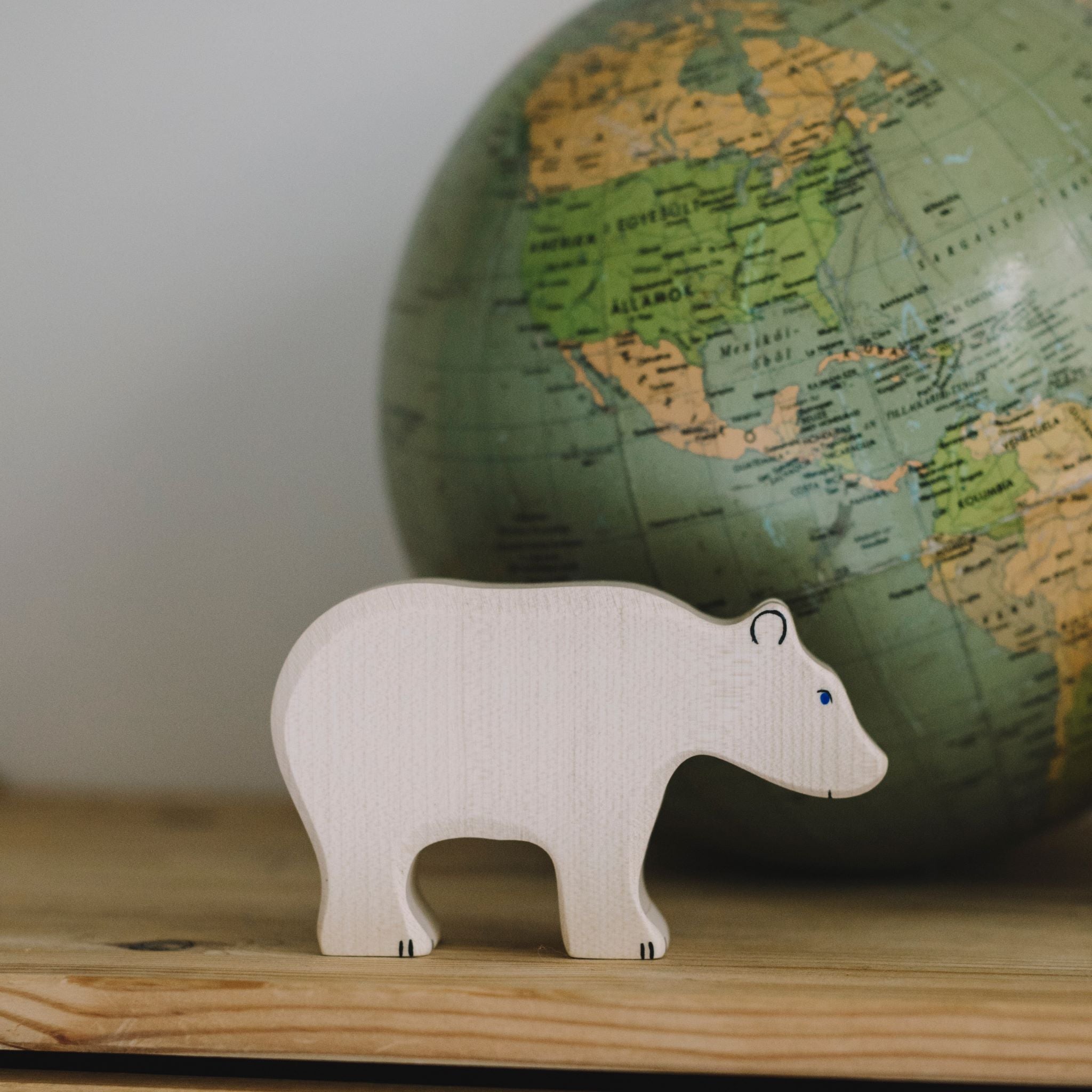 Jegesmedve Holztiger fajáték gyerekeknek - pippadu