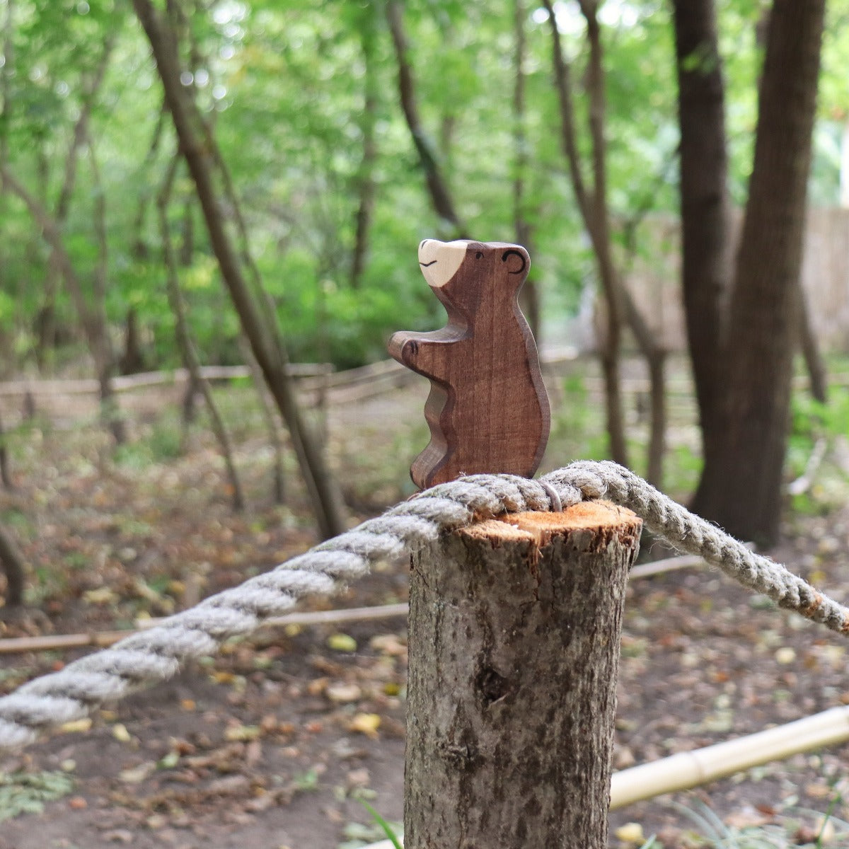 Medvebocs fajáték Holztiger - Pippadu