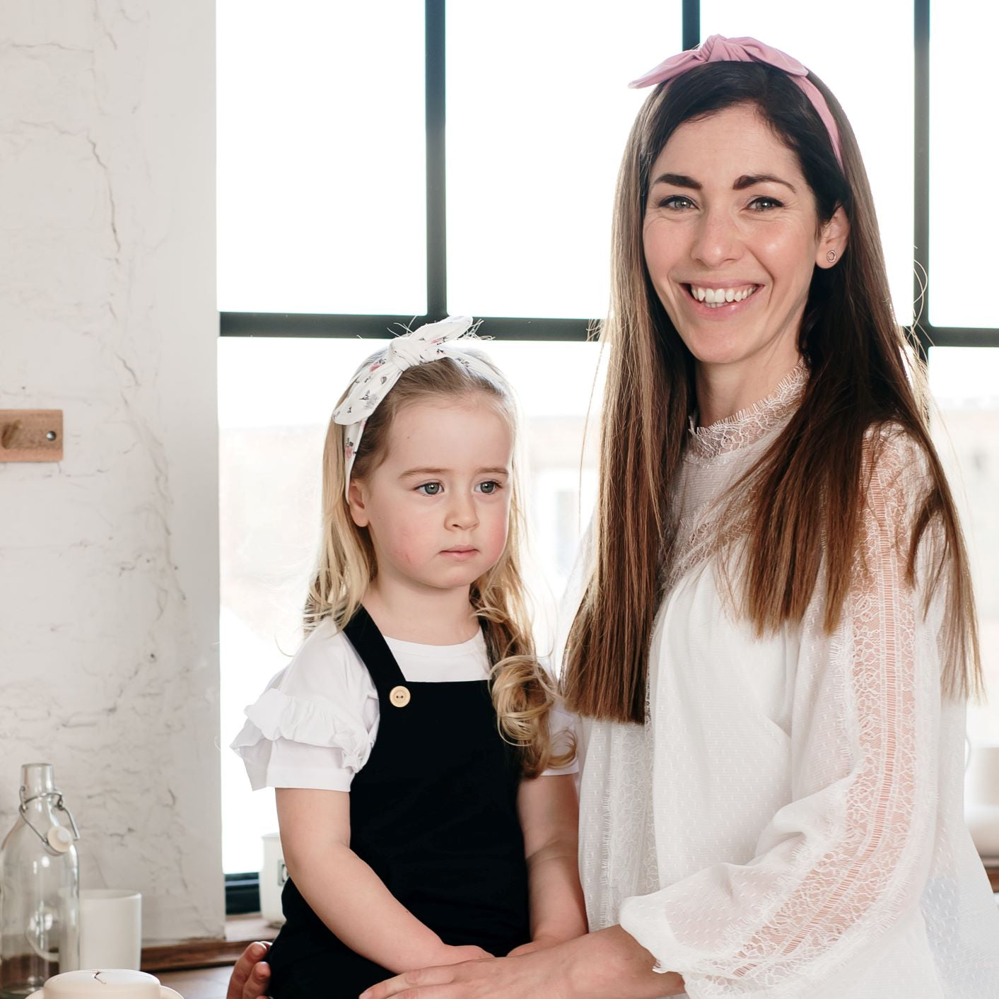 Masnis hajpánt kis rózsás mintával a pippadunál! Anya-lánya szetthez is!