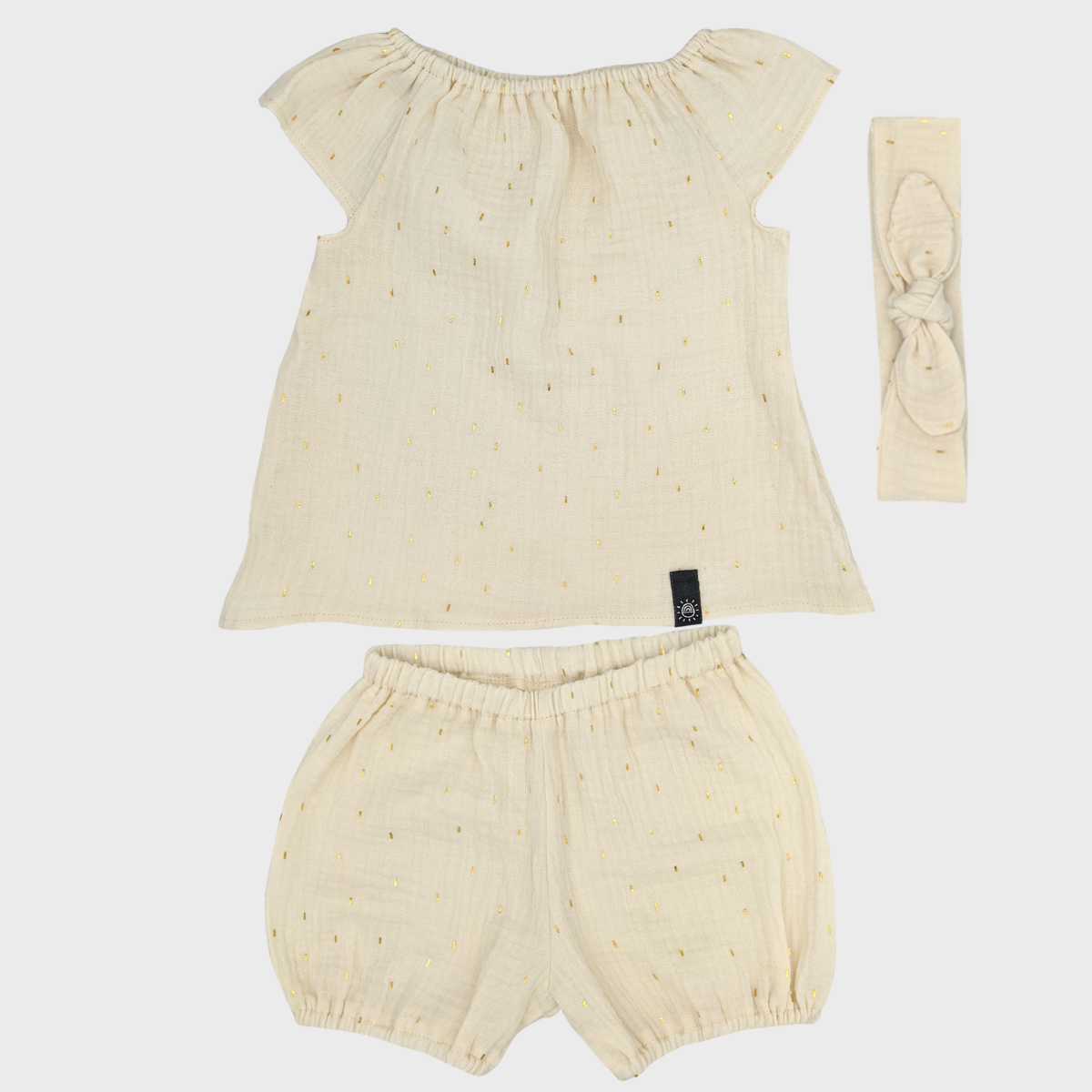 Lányka szett - krémfehér - Pippadu