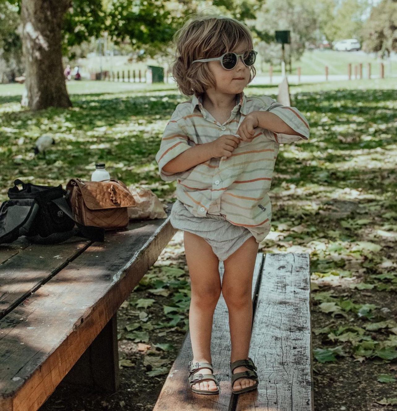 Leosun napszemüveg környezetbarát anyagból 5 éves kortól -homok színben - pippadu