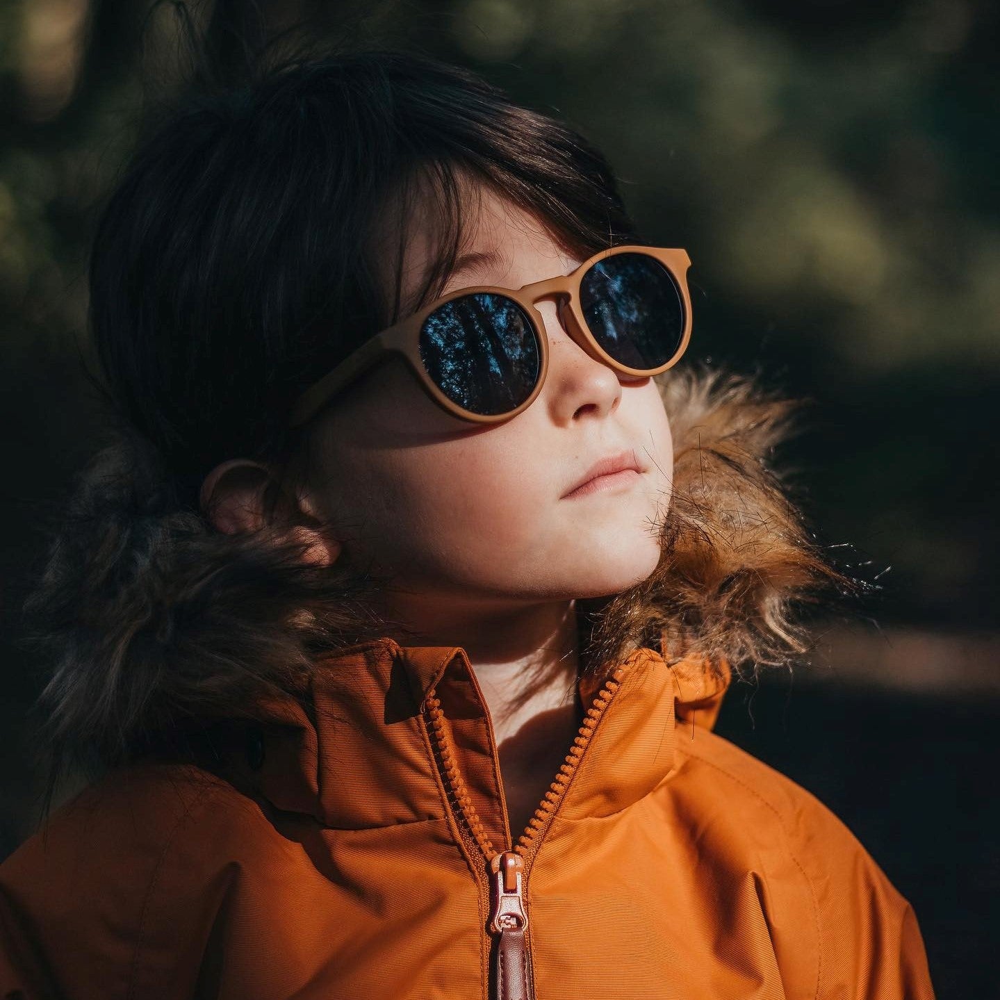 Napszemüveg gyerekeknek teknőctarka mintával - környezetbarát anyagból - Leosun angol márka - pippadu