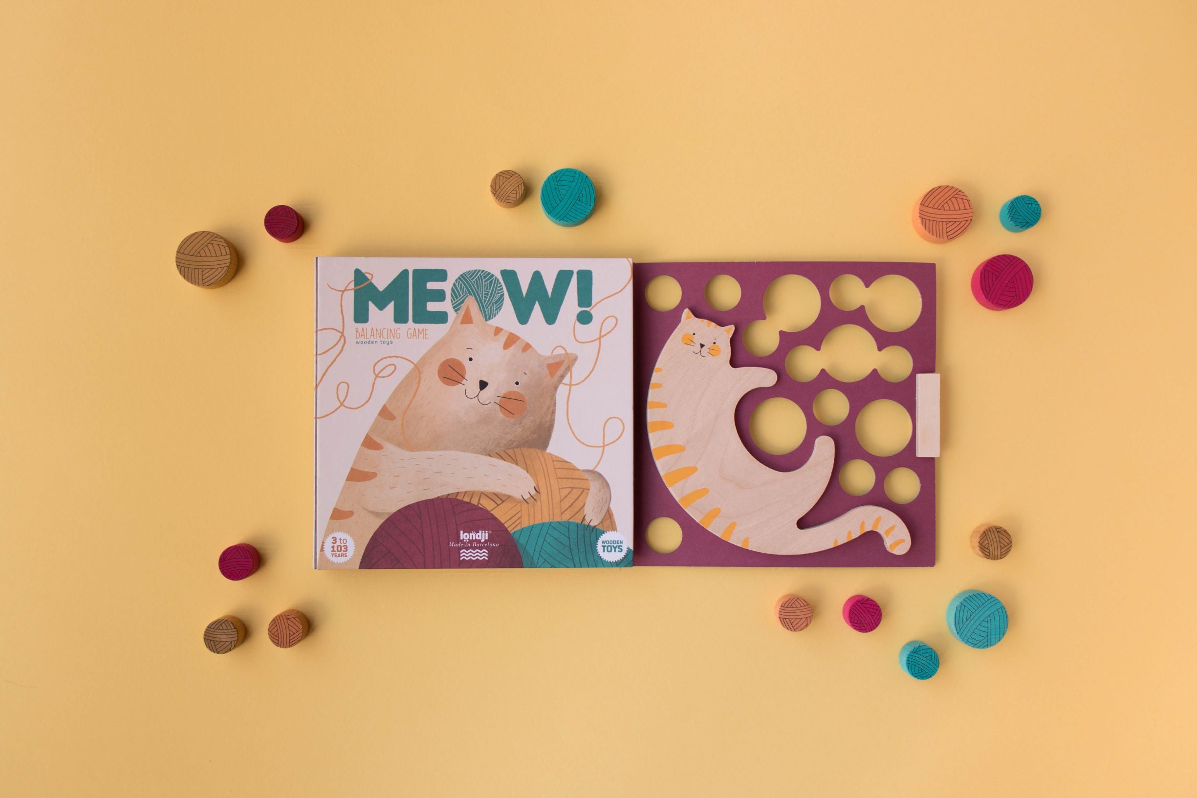 Egyensúlyérzék fejlesztő és ügyességi fajáték gyerekeknek - fejlesztő játék - pippadu - Londji márka