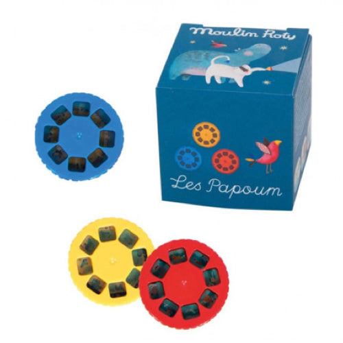 Moulin Roty - 3 db korong meselámpába - Pádám - diavetítő meselámpa utántöltő - pippadu