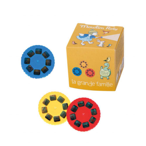 Moulin Roty - 3 db korong mesevetítőbe - A nagy család - pippadu