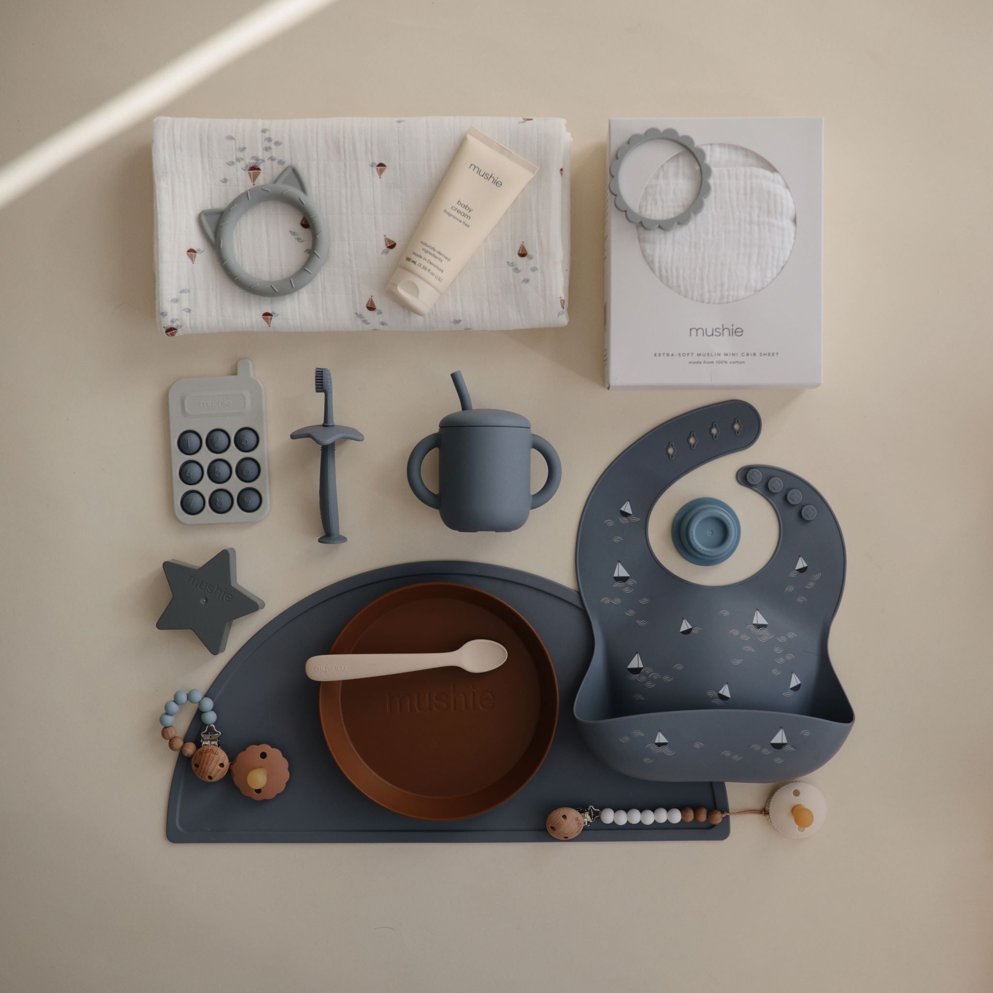 Muszlin babatakaró - muszlin - hajók minta - pippadu