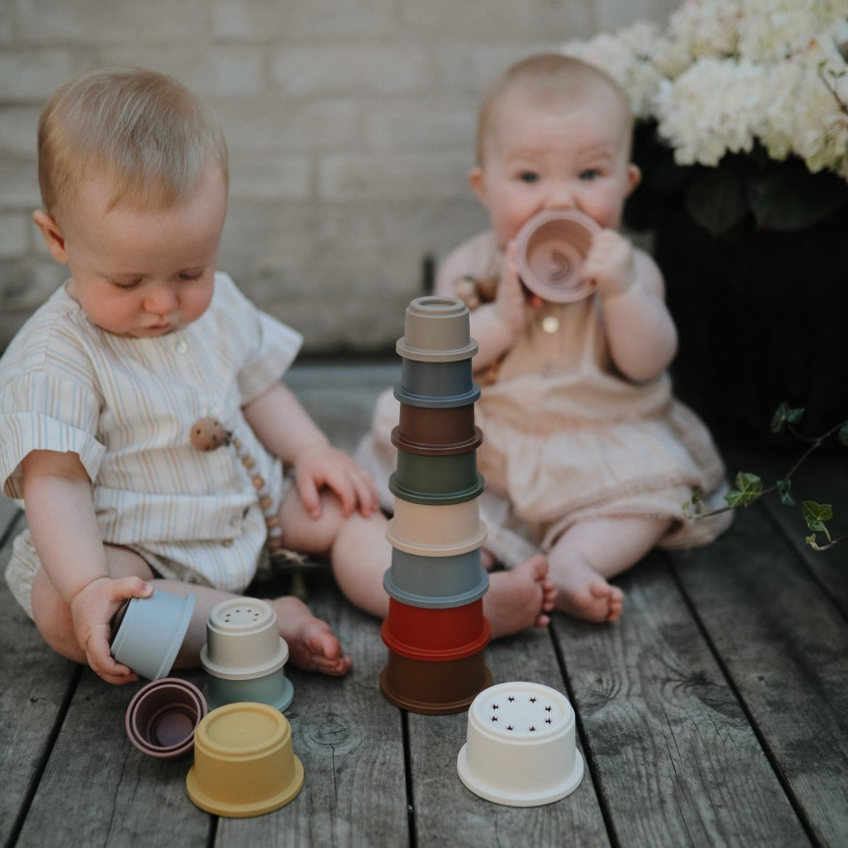 Építő pohártorony - retro - Pippadu