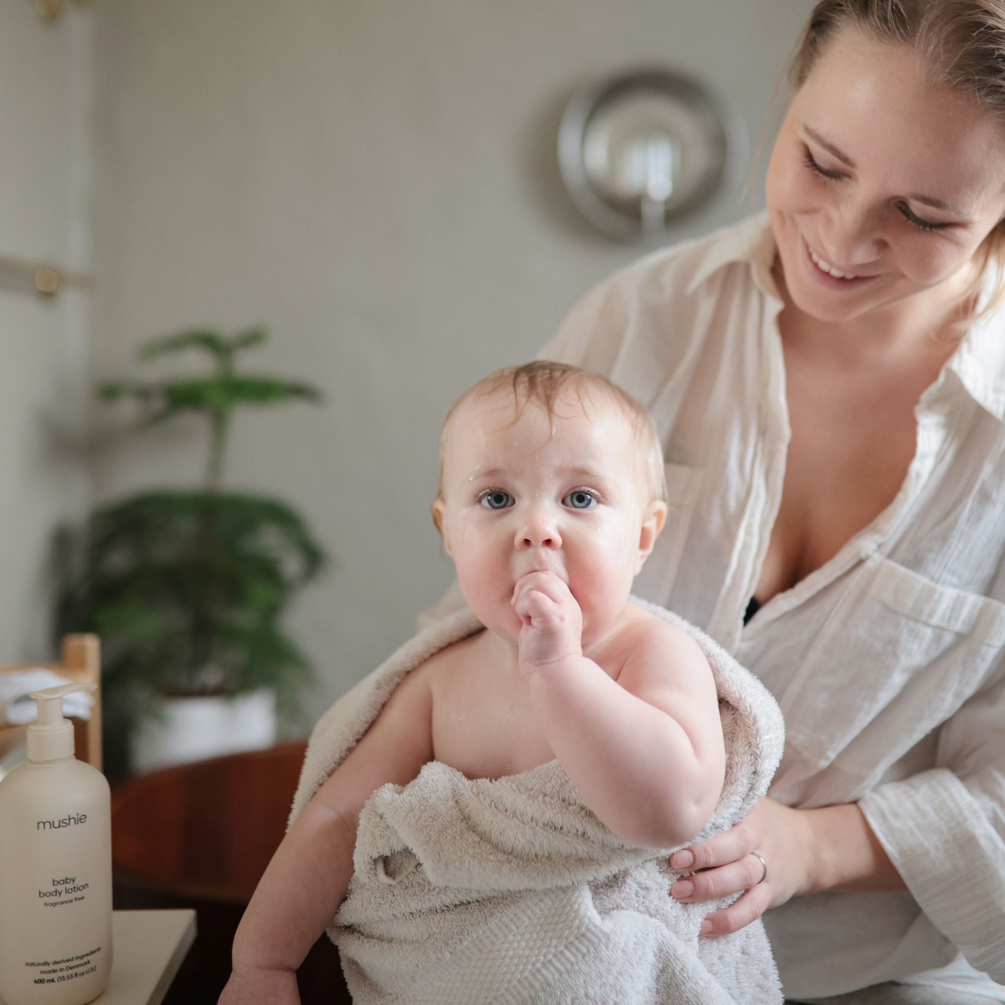 Mushie bőrápoló testápoló már újszülött kortól - illatmentes - pippadu