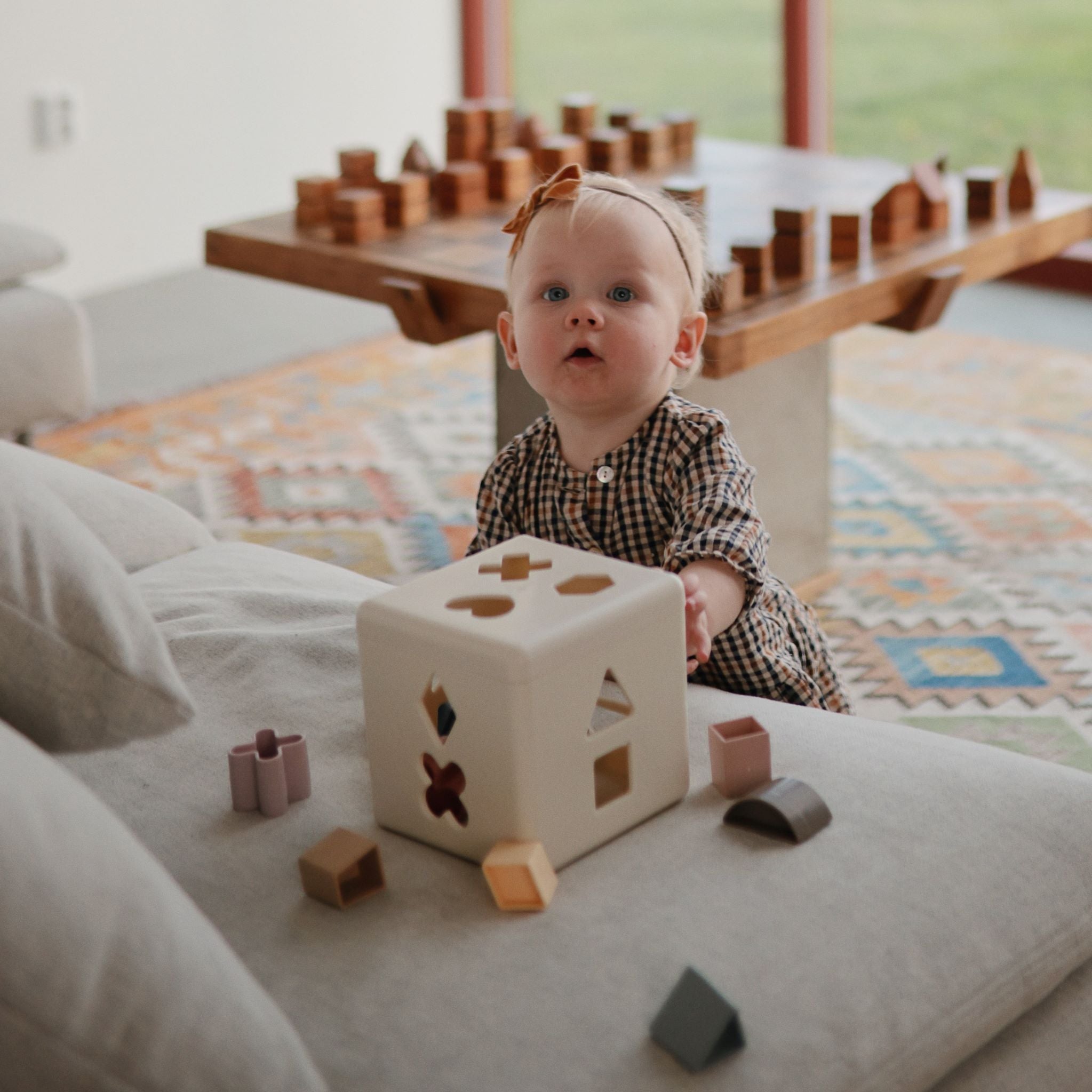 Formabedobó kocka játék - pippadu - mushie